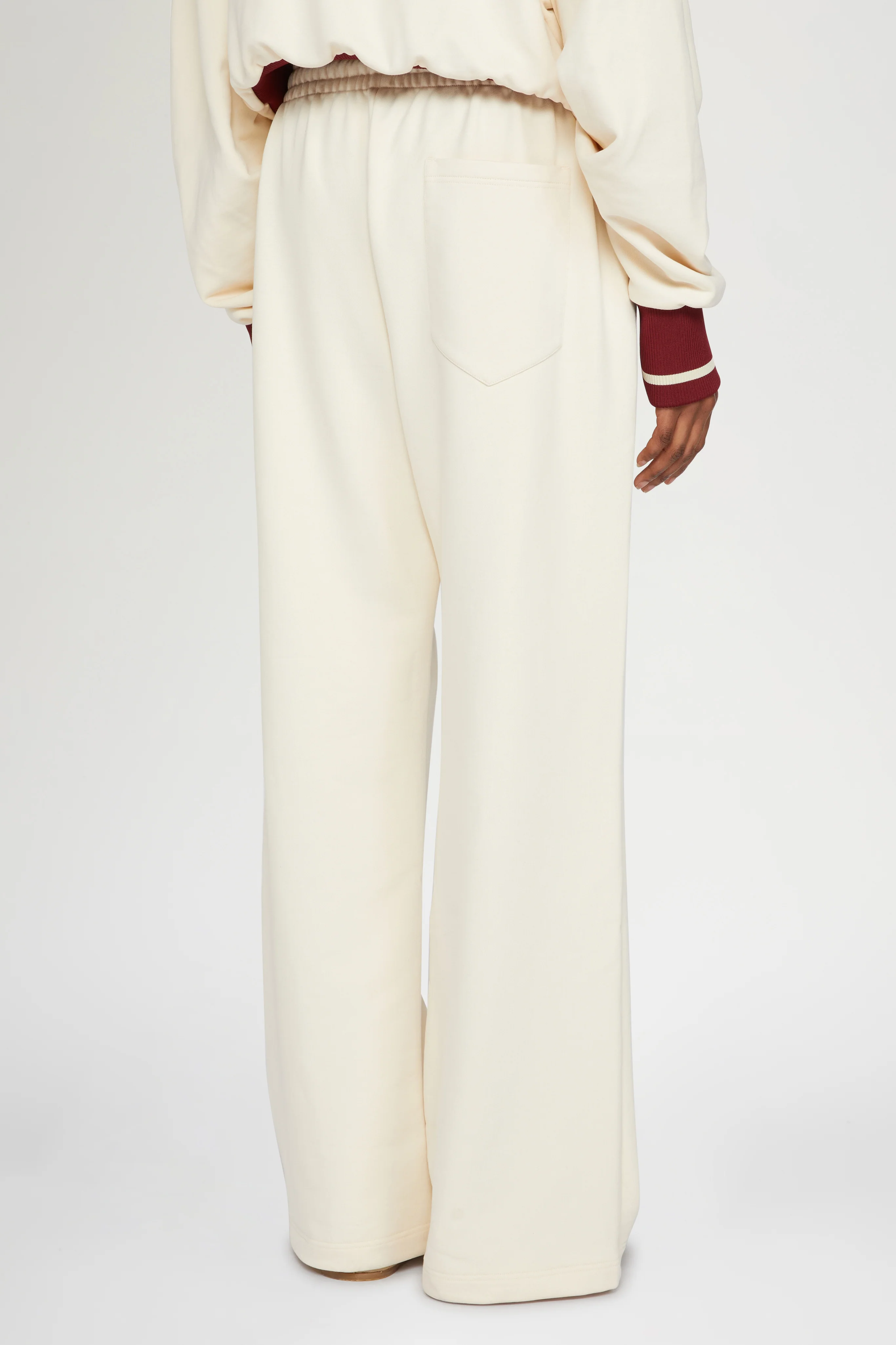 Ivory Cotton Sweatpants - Image 3