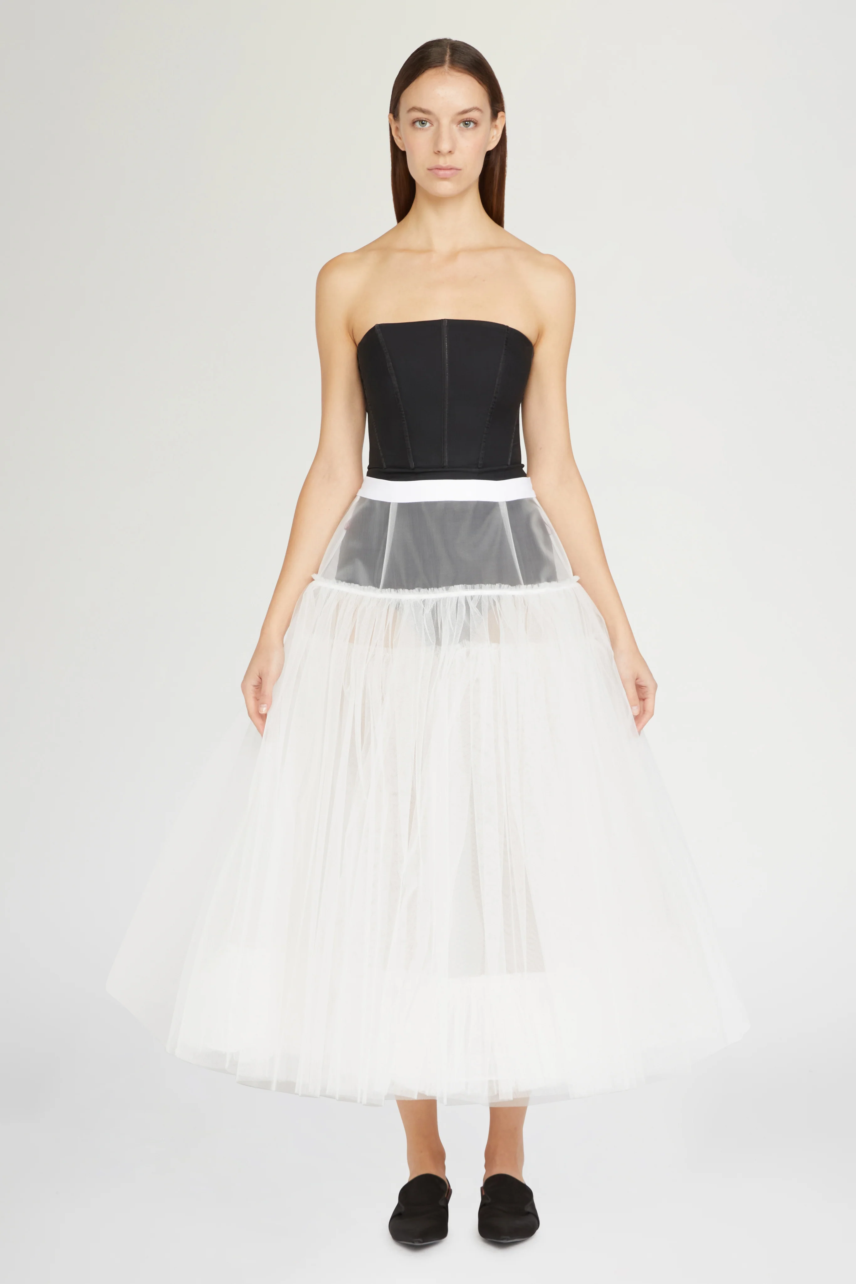 Ivory Tulle Underskirt - Image 3