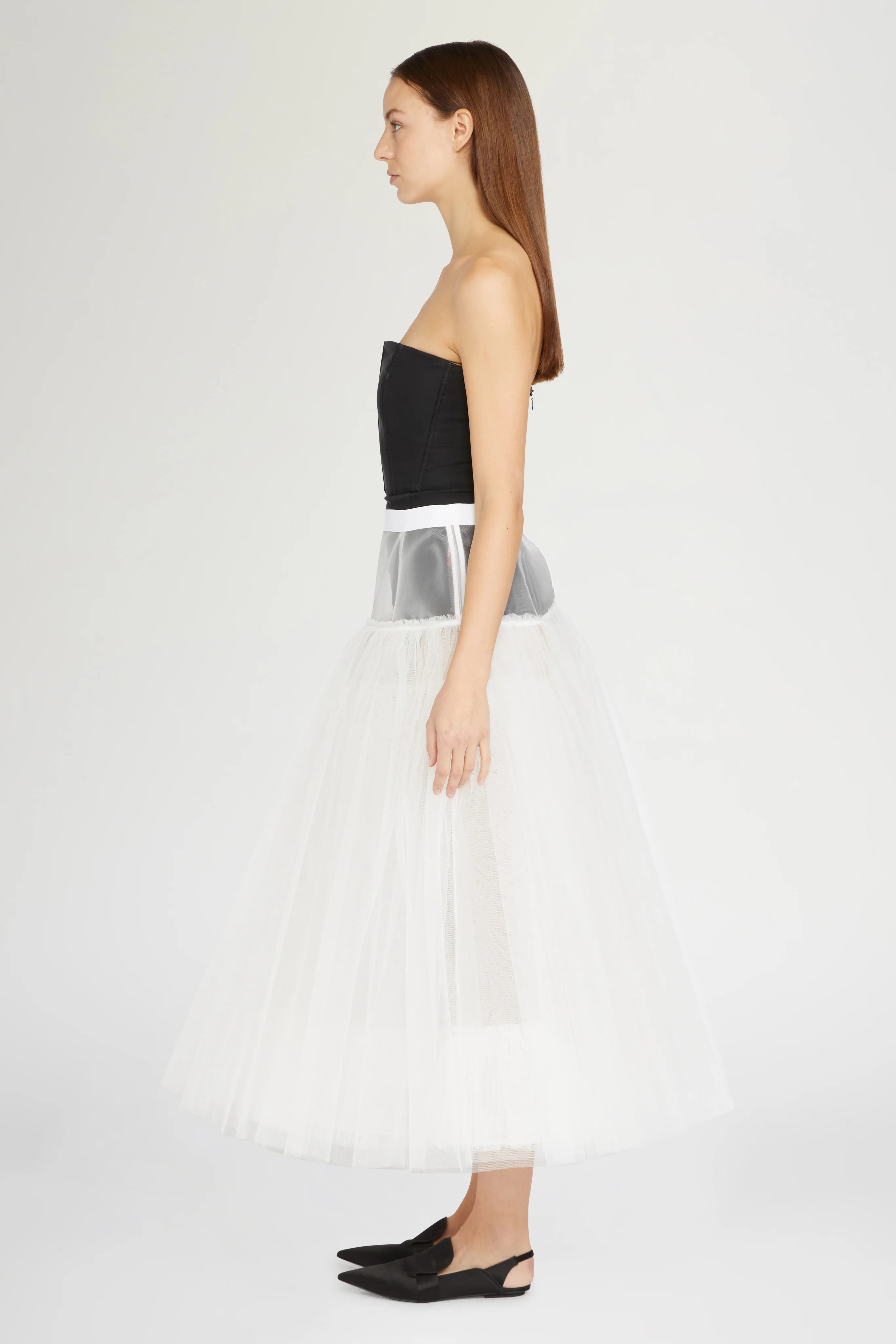 Ivory Tulle Underskirt - Image 4