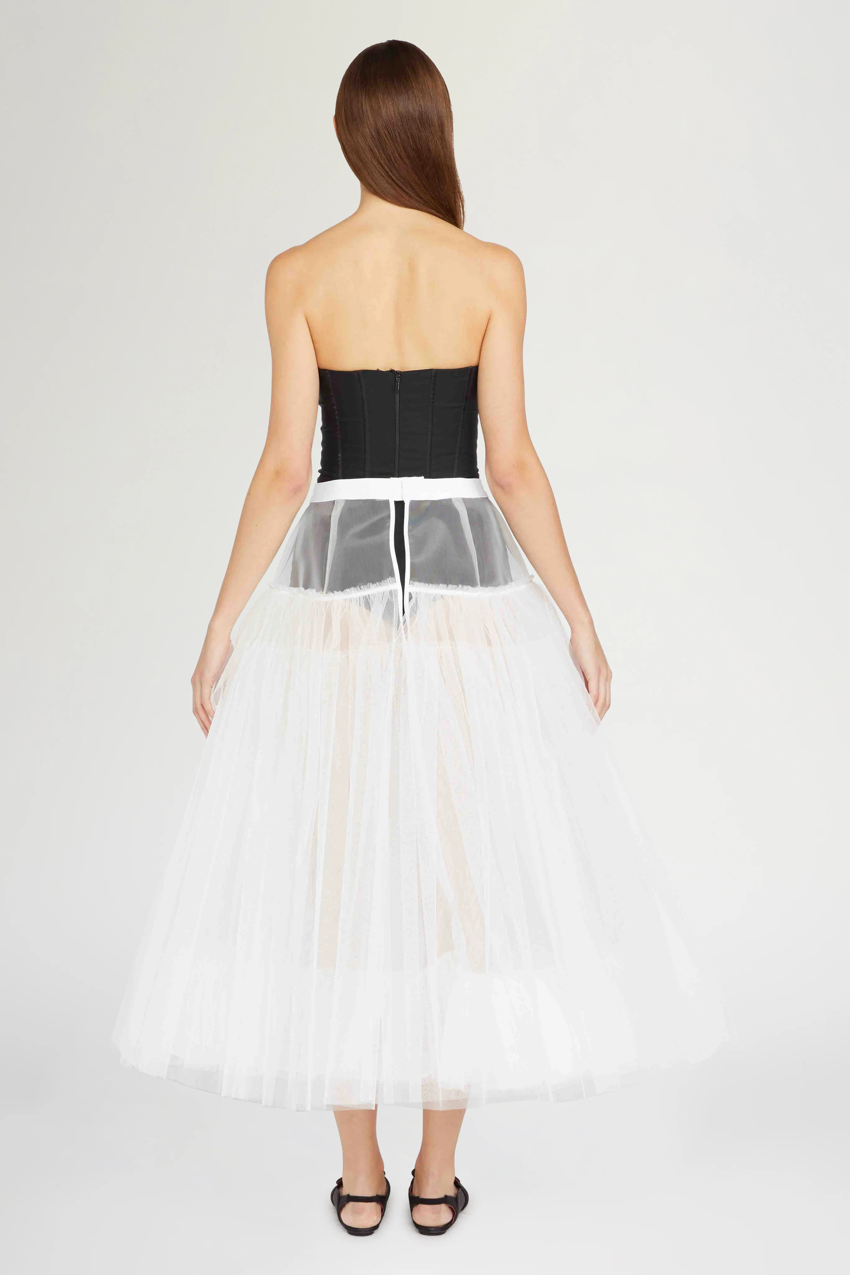 Ivory Tulle Underskirt - Image 5