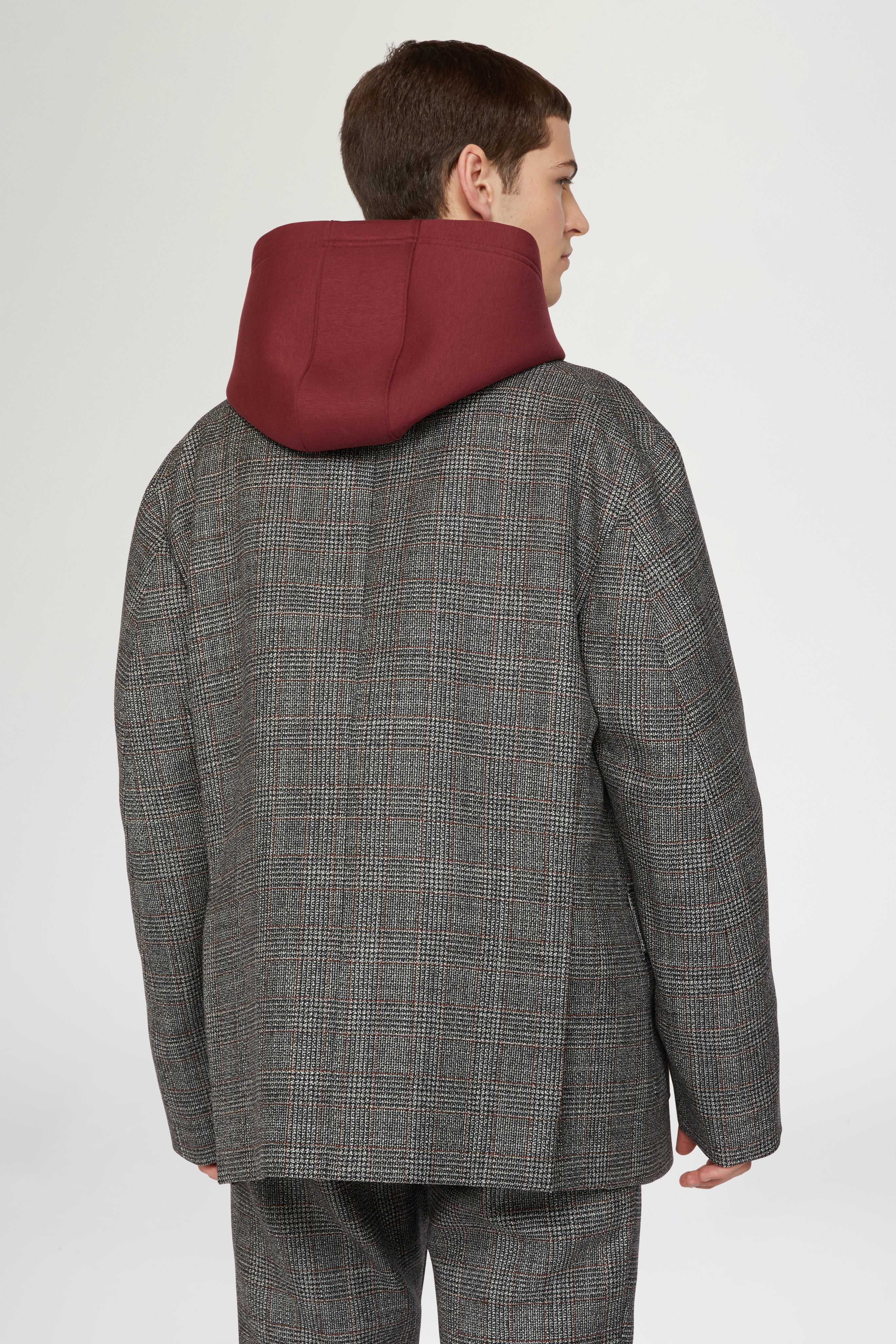 Grey Single-Breasted Blazer - Image 3