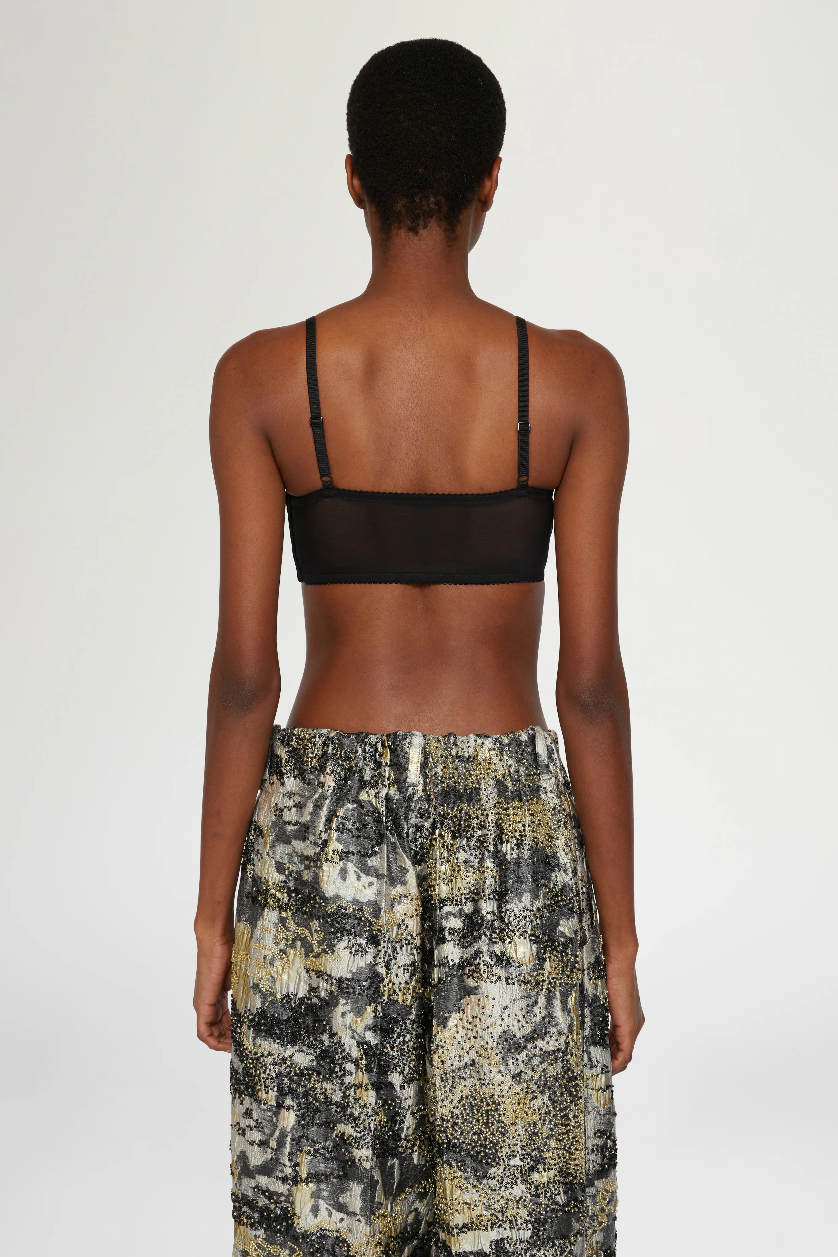 Jersey Bra with Beads - Image 3