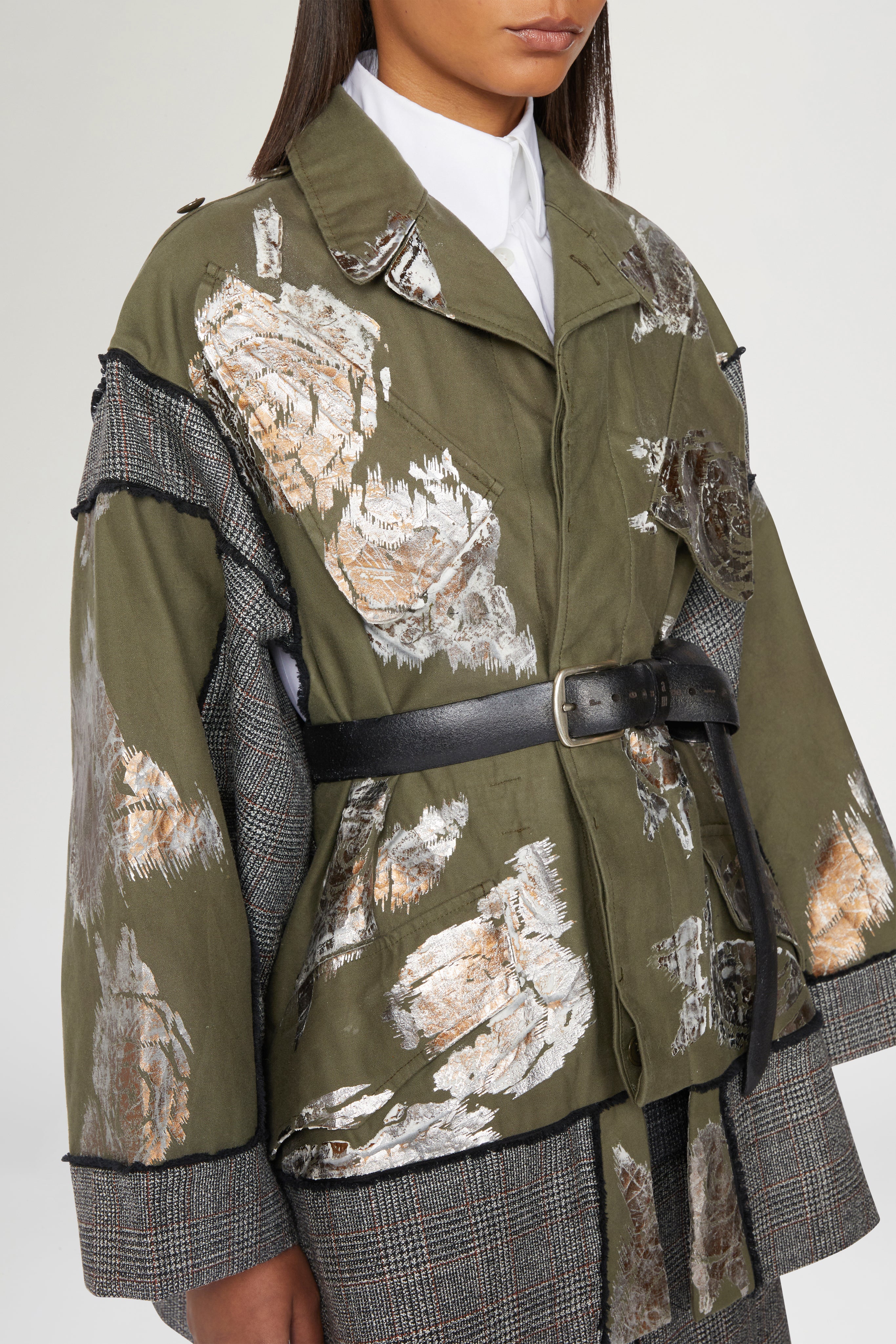 Rose Patchwork Parka - Image 4
