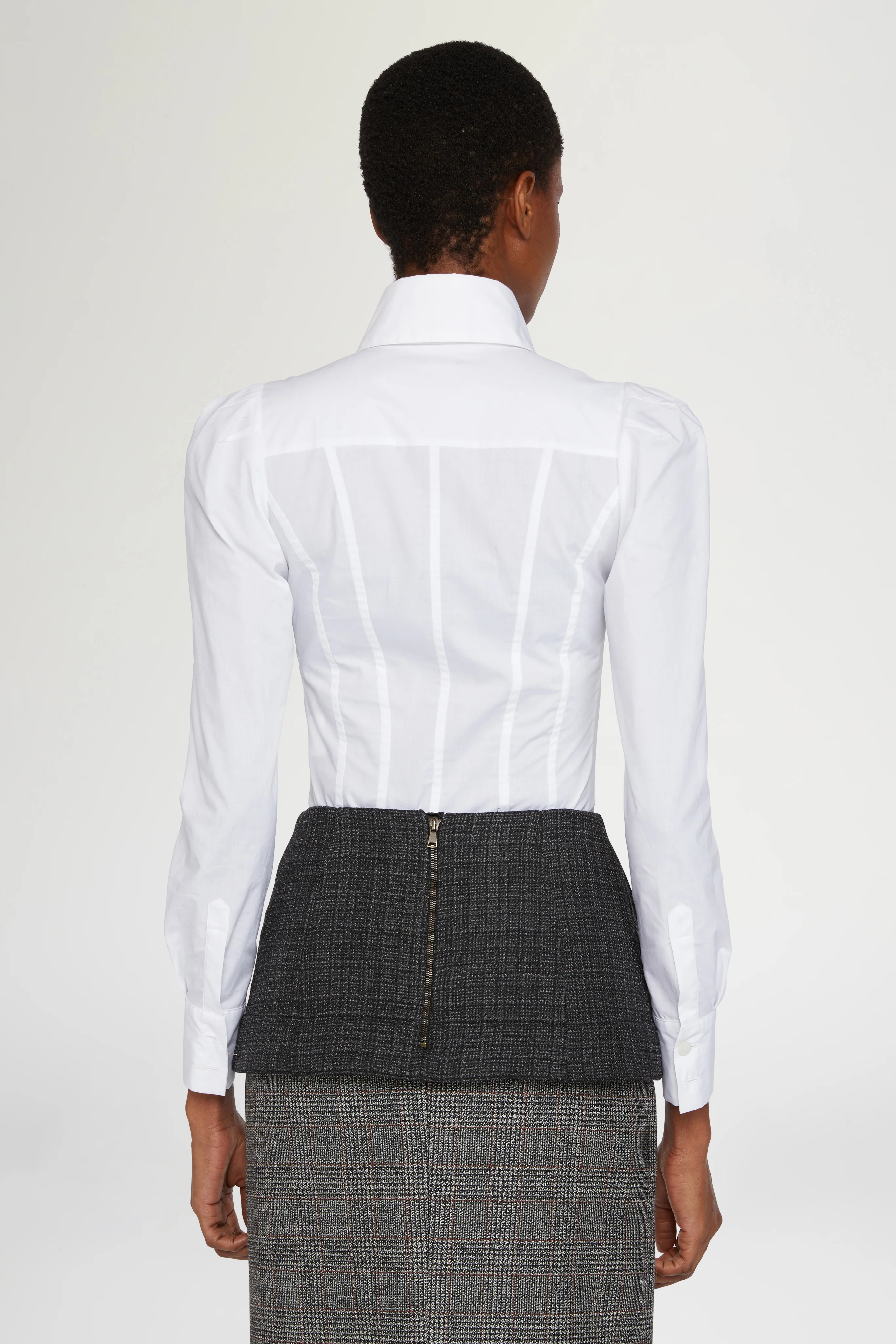 Slim-Fit White Shirt - Image 3