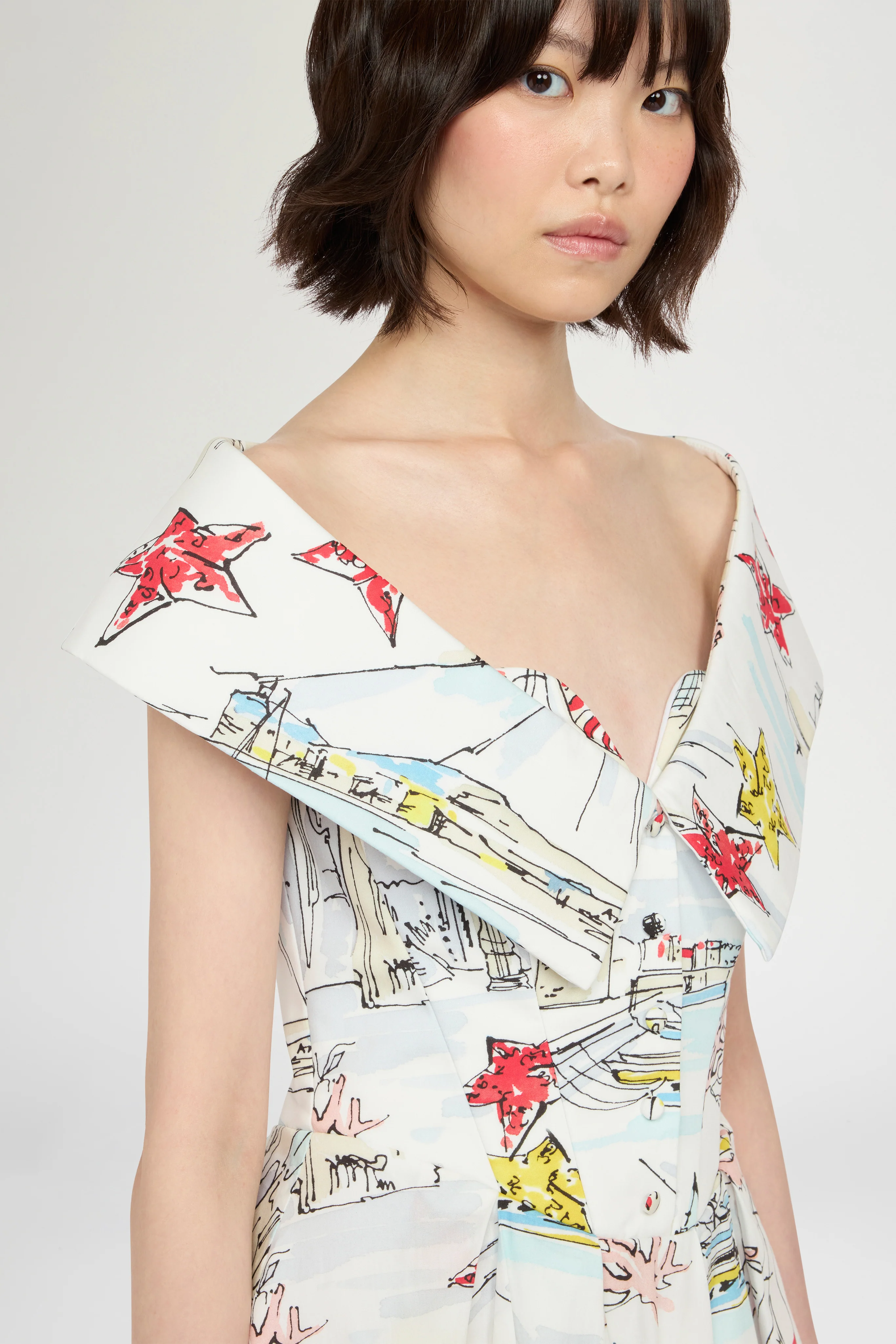 Alghero Print Bustier Dress - Image 4