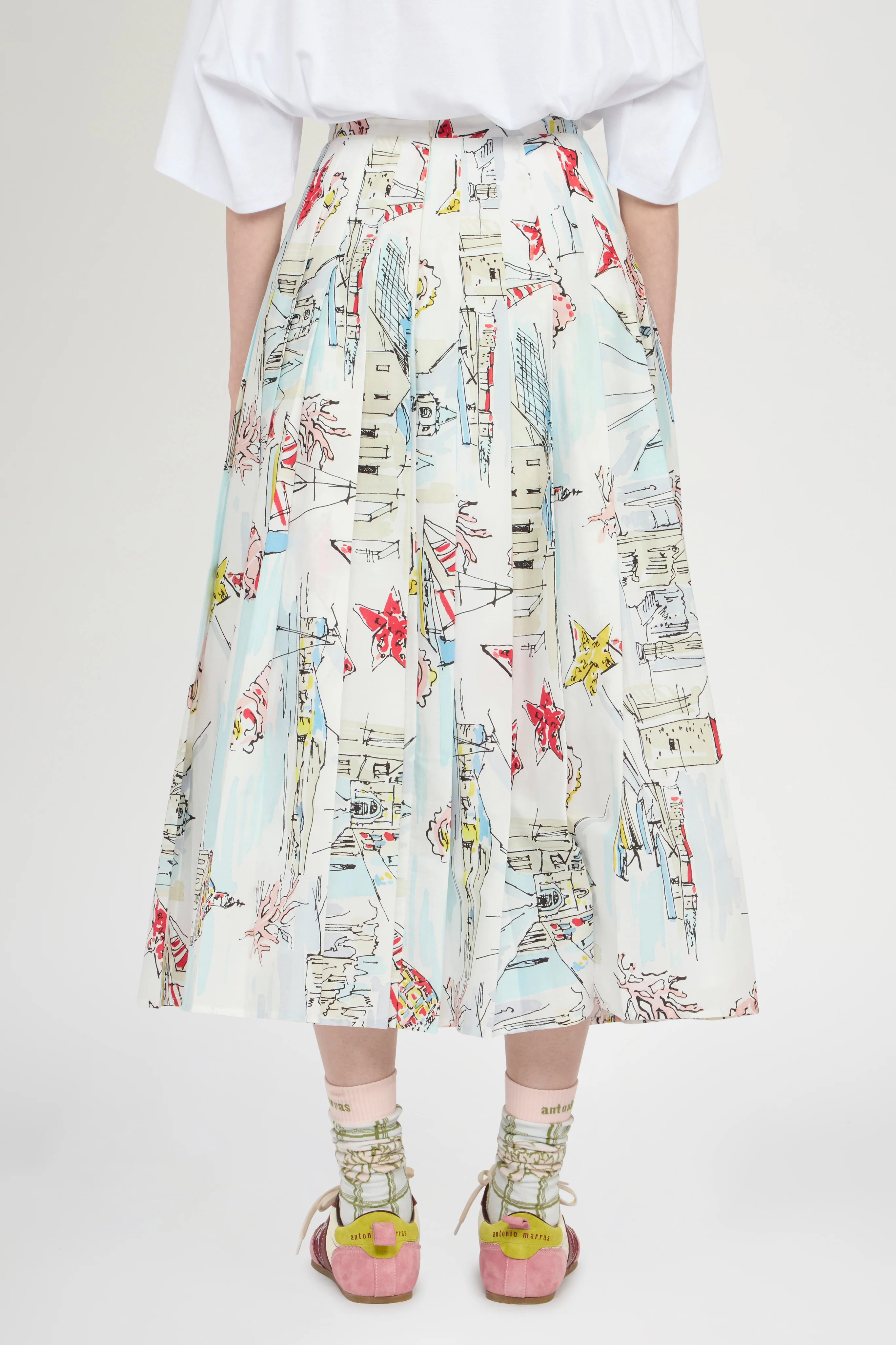 Alghero Print Midi Skirt - Image 3