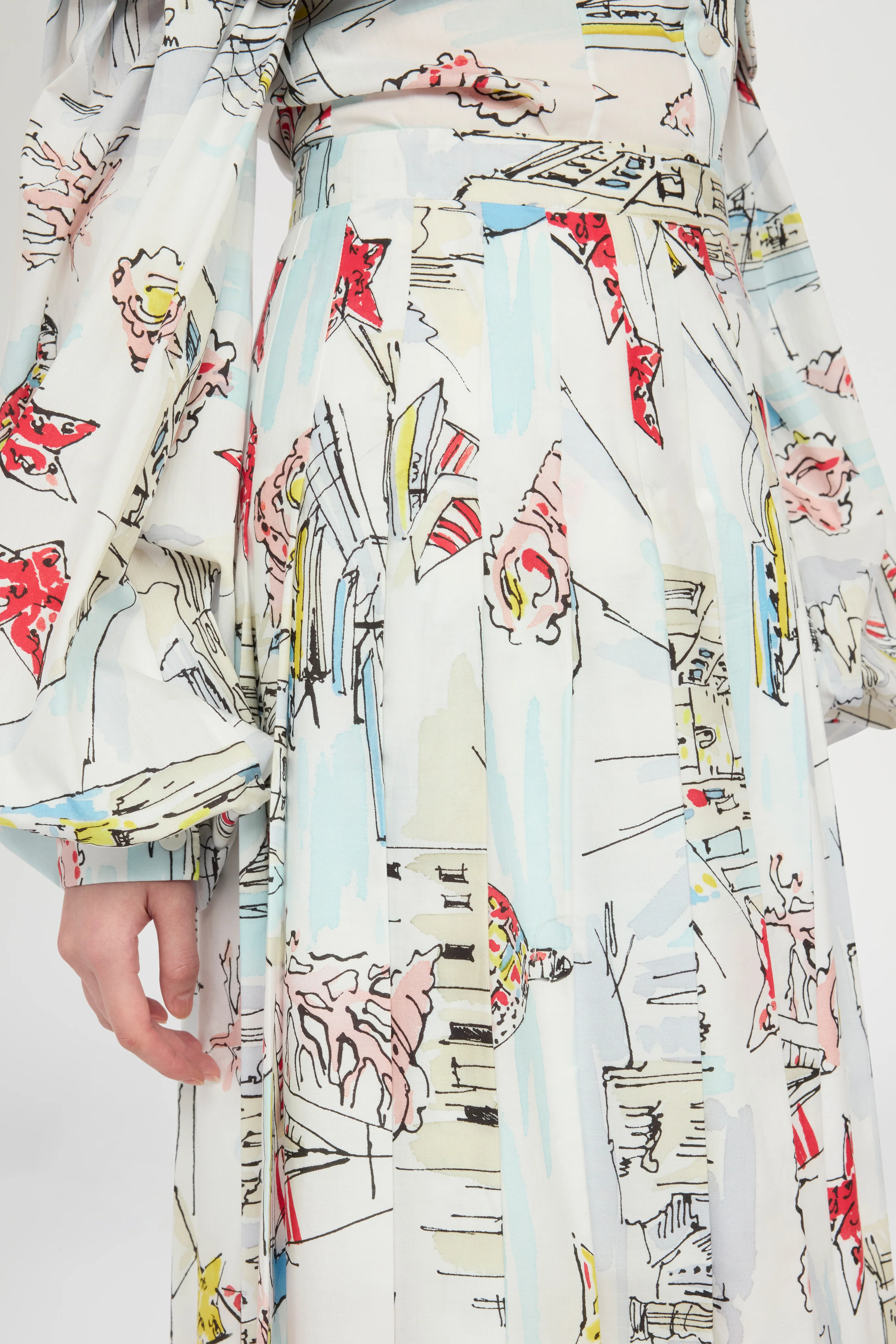 Alghero Print Midi Skirt - Image 4