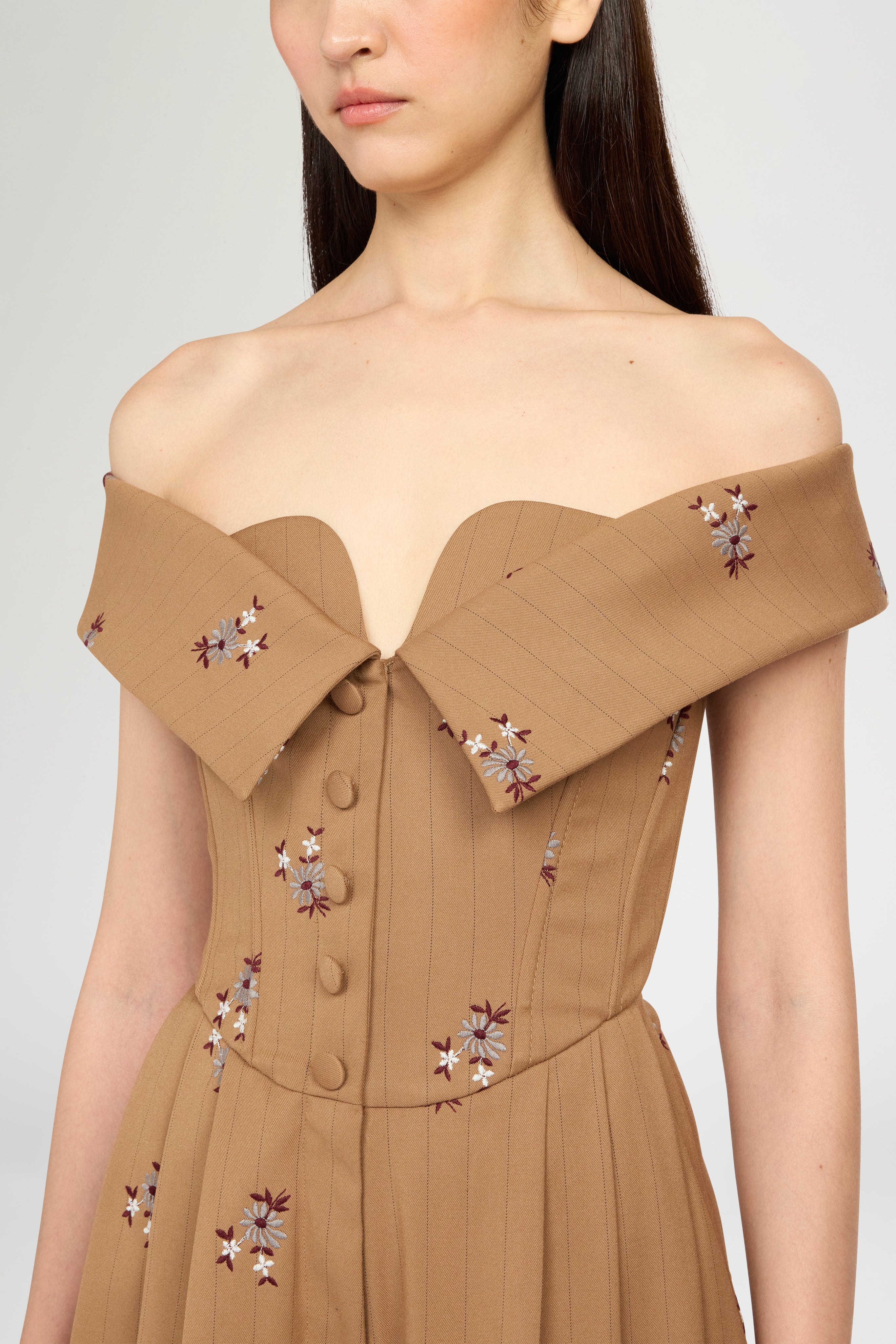 Corset Bodice Wide-Leg Jumpsuit - Image 4