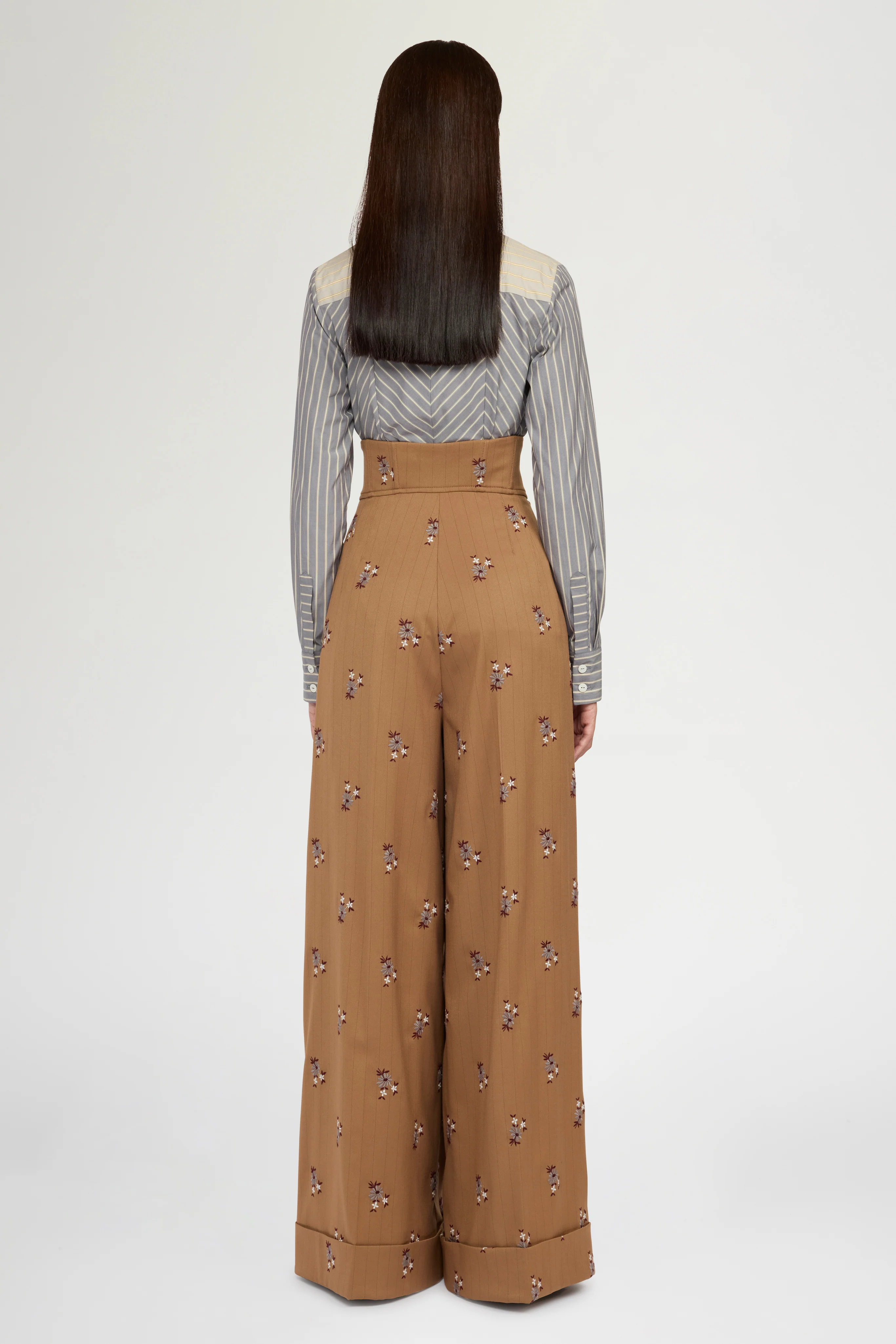 Corset-Style Palazzo Trousers - Image 3