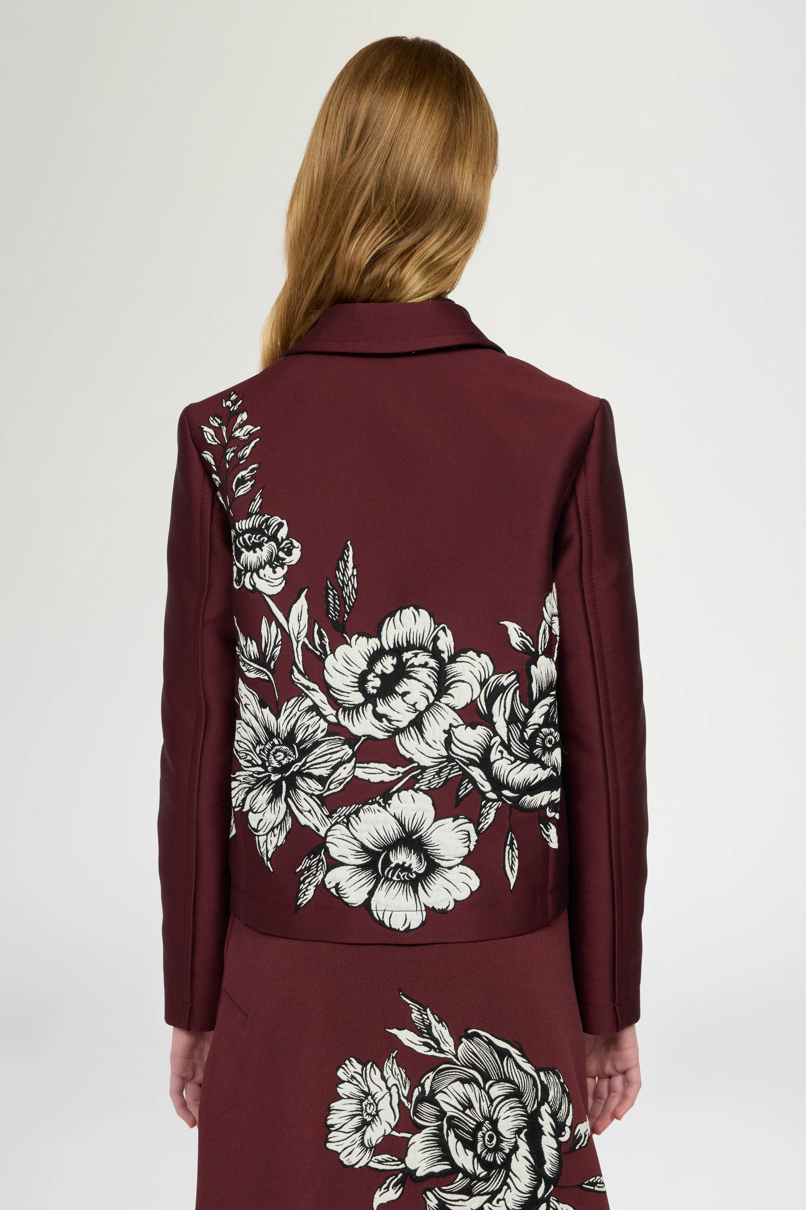 Floral Jacquard Jacket - Image 3