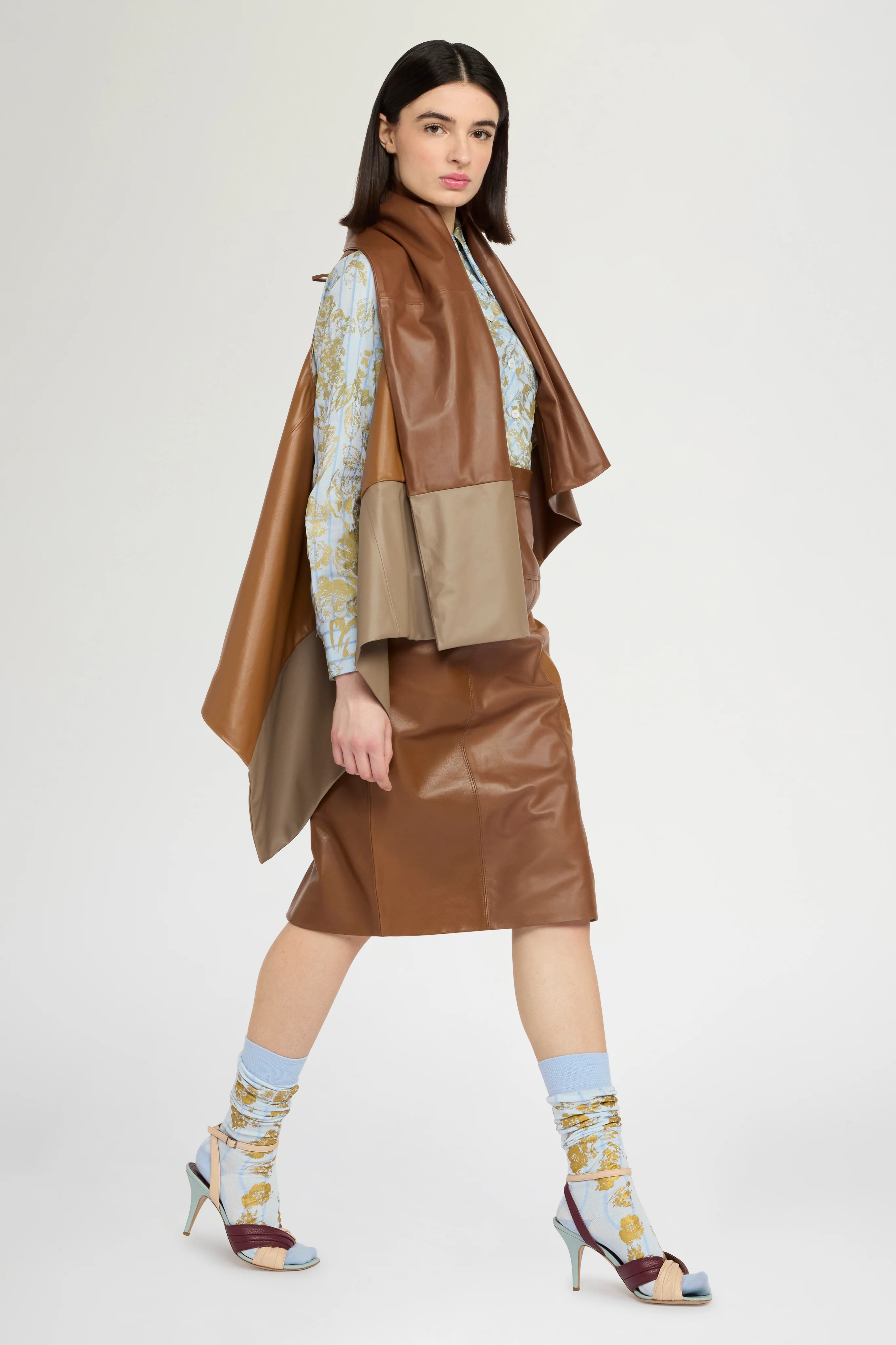 Gavoi Color-Block in Leather - Image 2