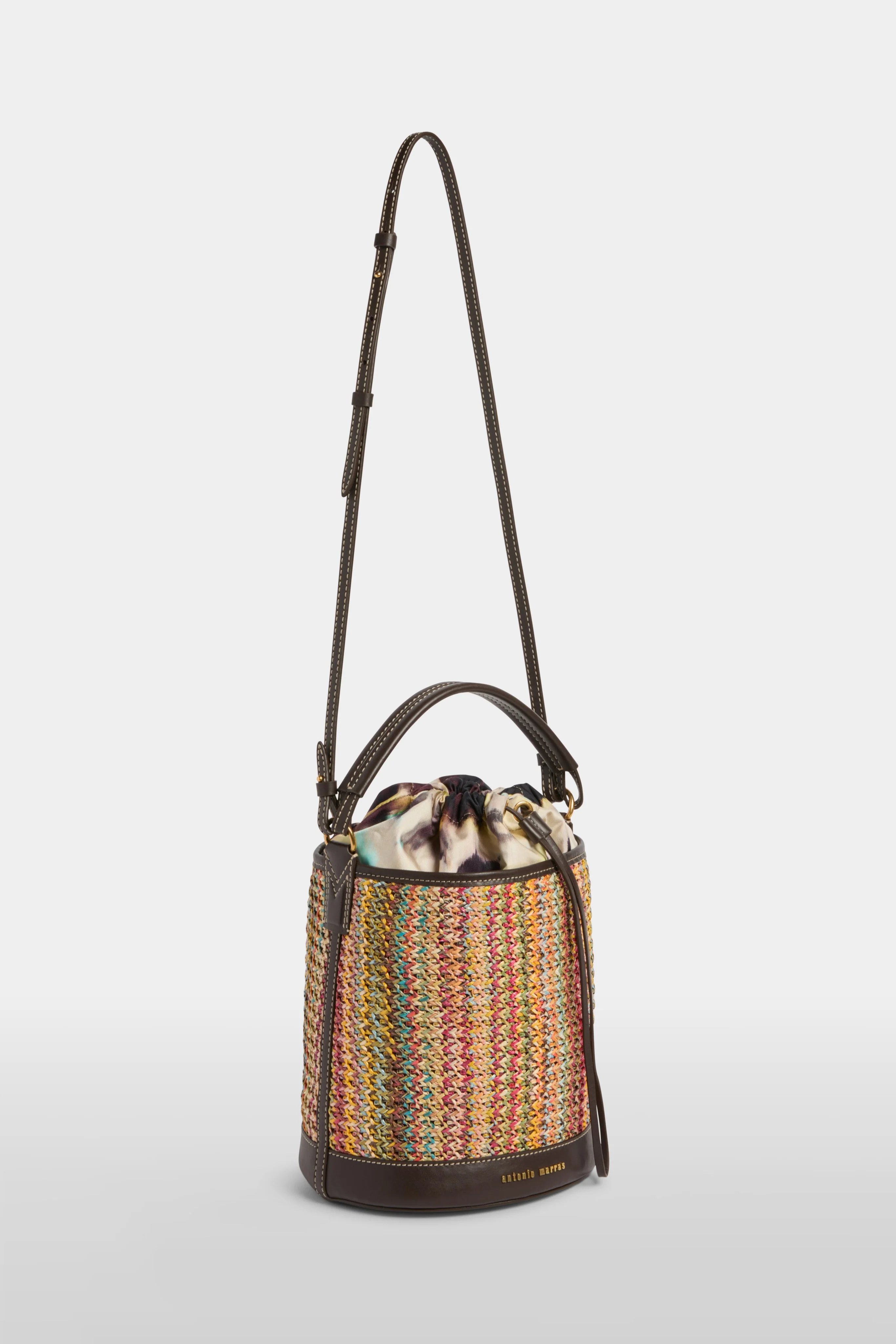 Raffia Bucket Bag - Image 6