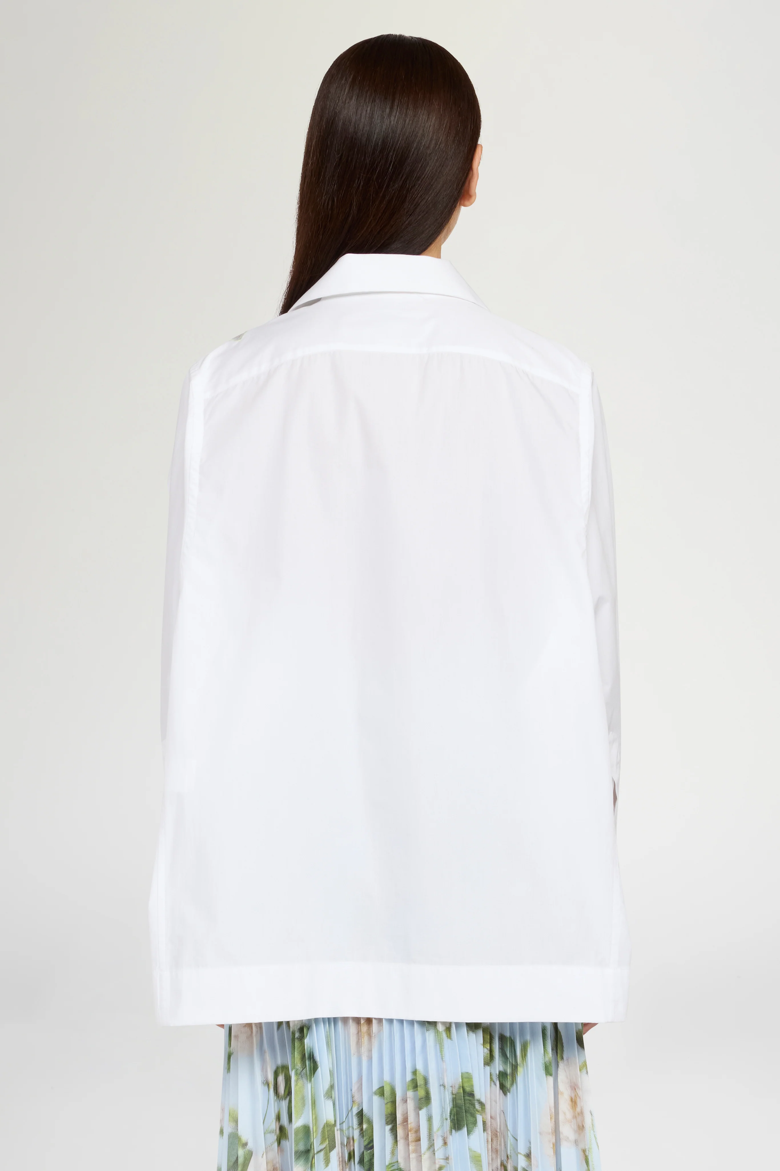 Robespierre Shirt with Chiné Floral Patches - Image 3