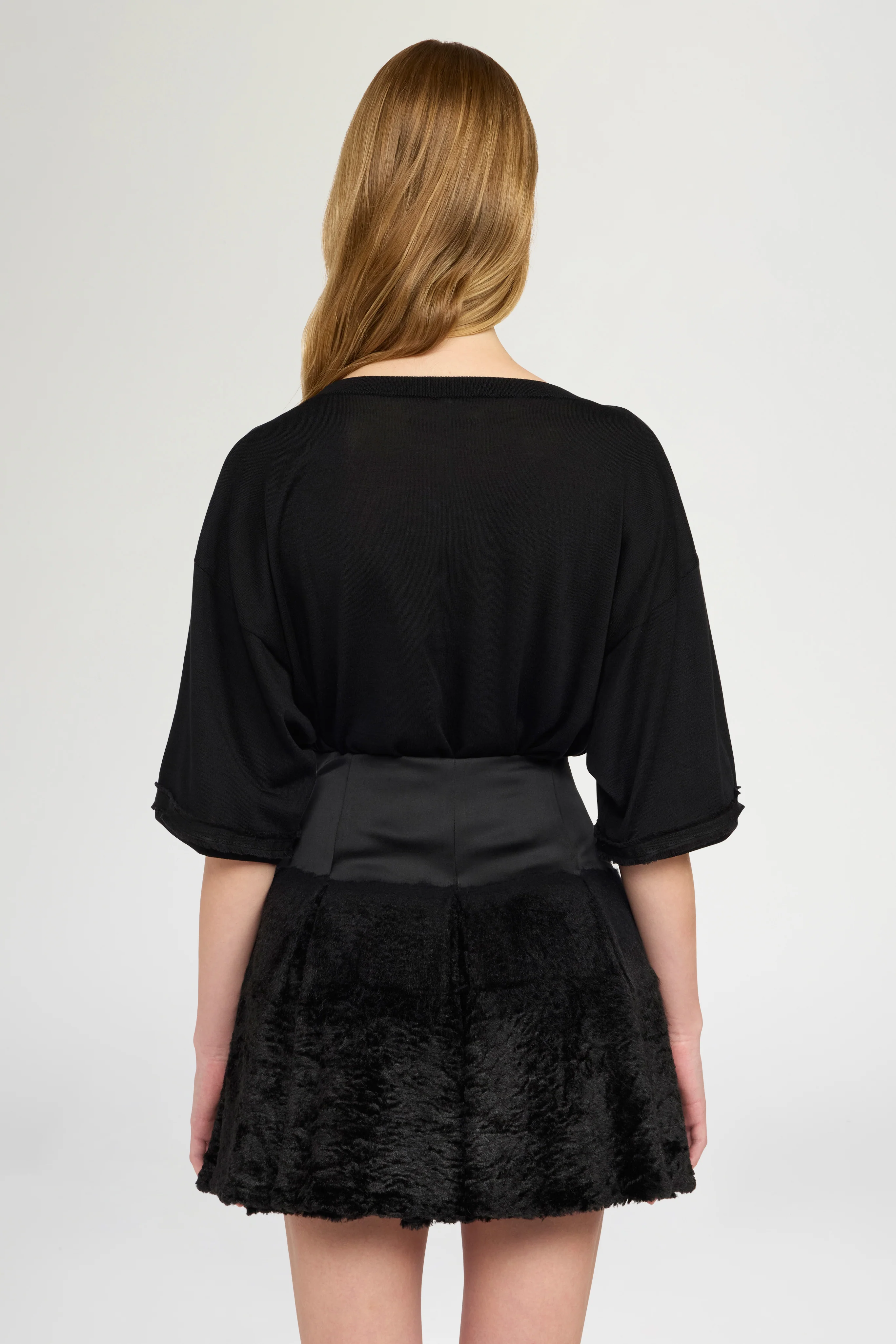 Silk-Cotton Knit T-Shirt - Image 4