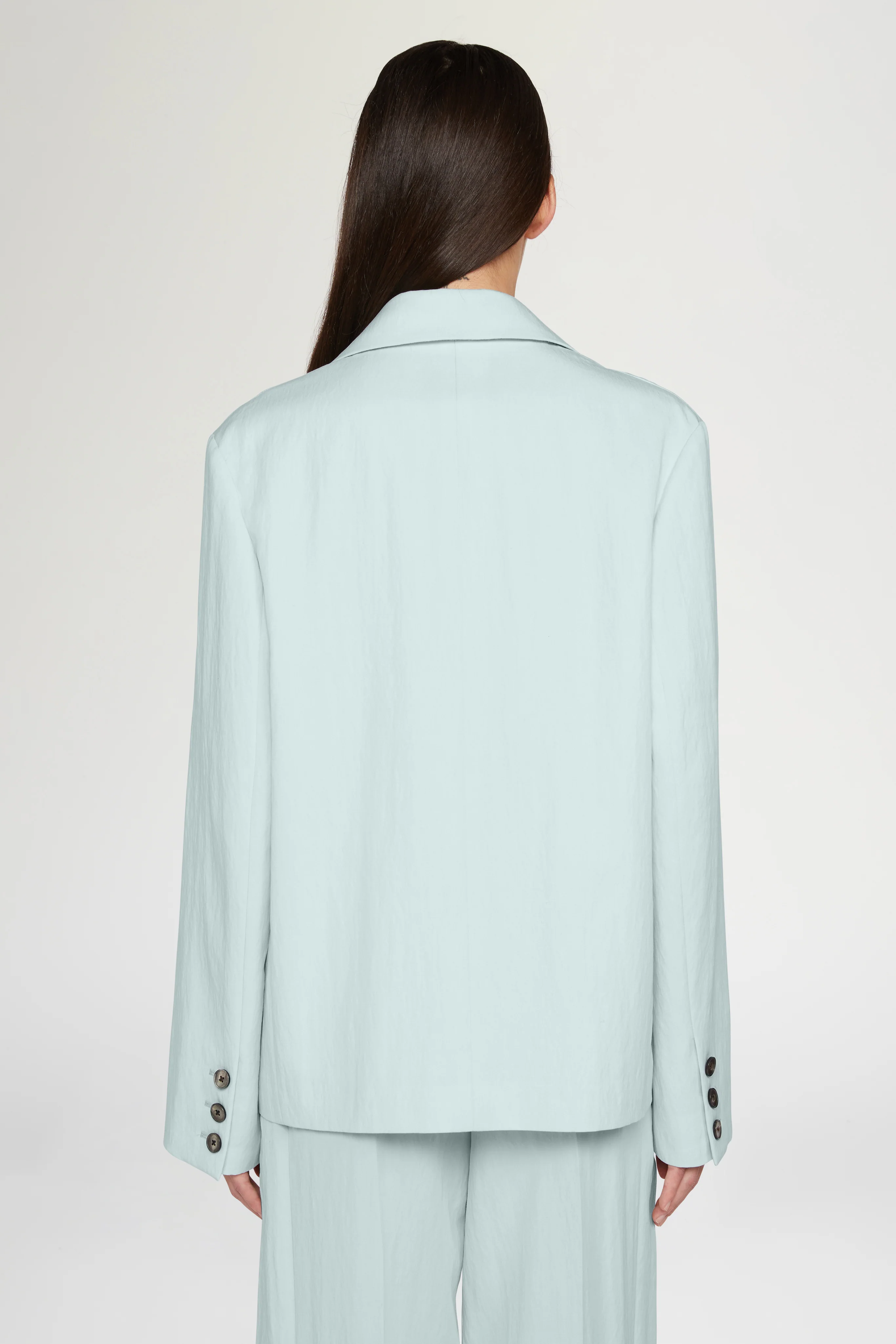 Light-Blue Double-Breasted Blazer - Image 3
