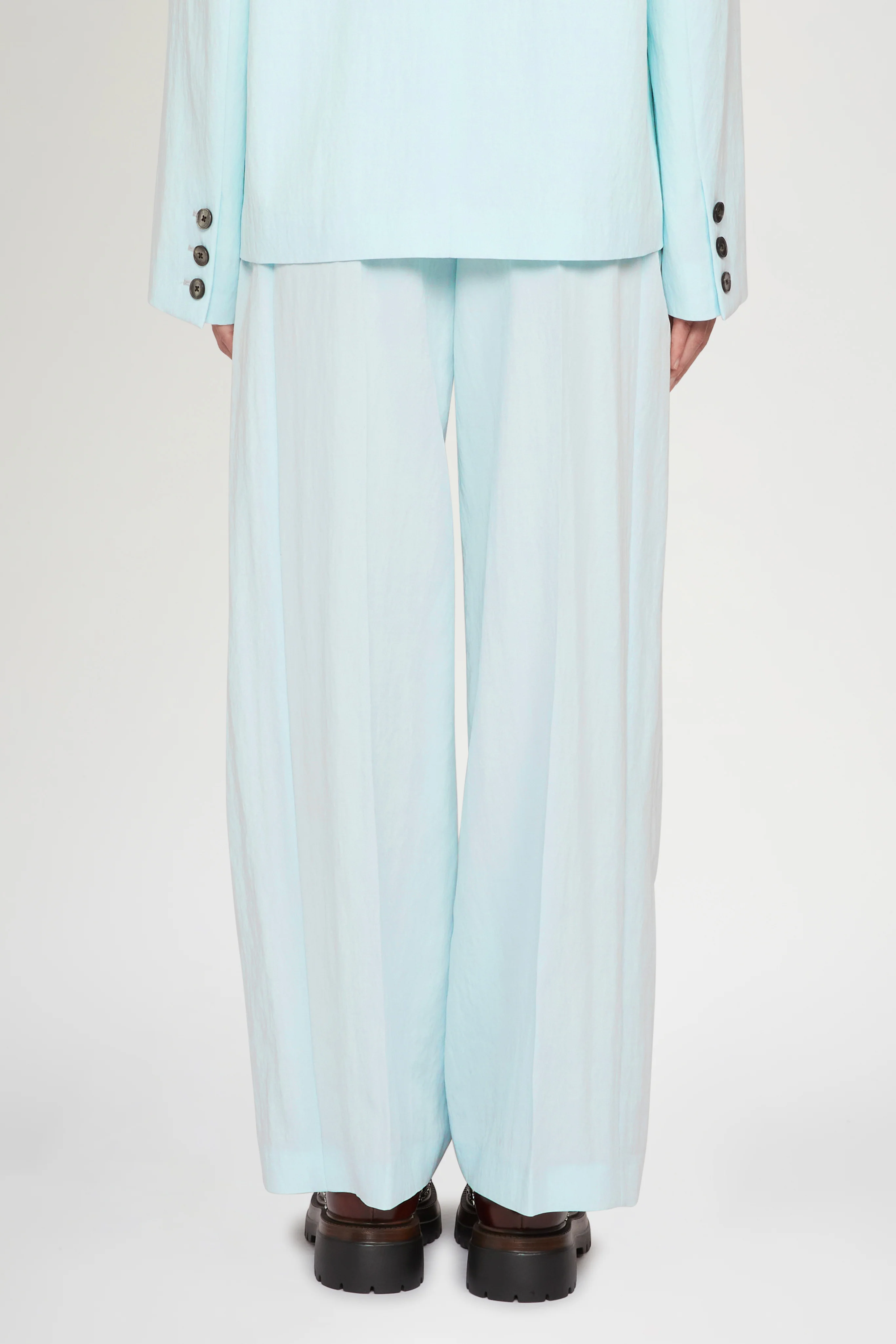 Light-Blue Straight-Leg Pants - Image 3