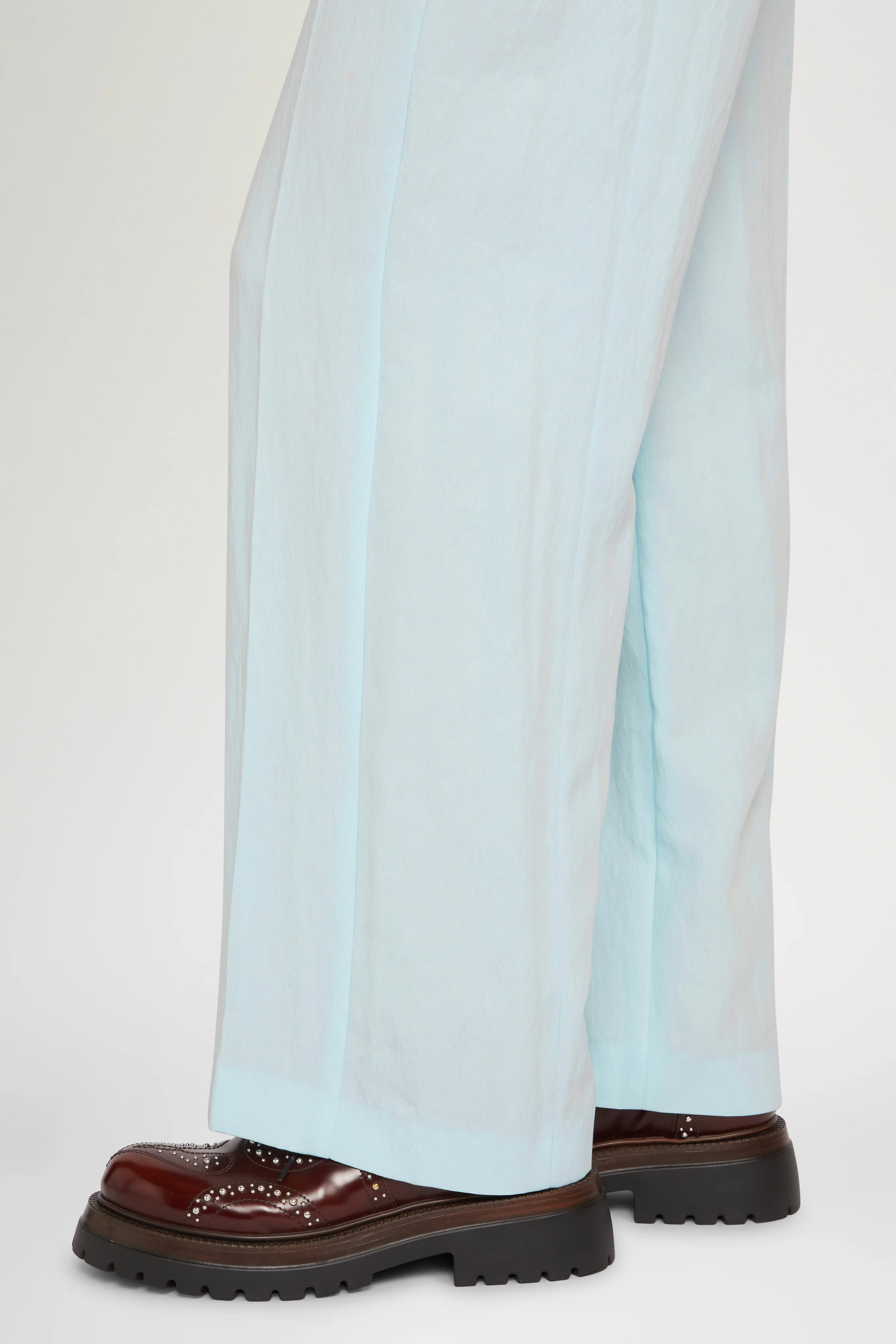 Light-Blue Straight-Leg Pants - Image 4