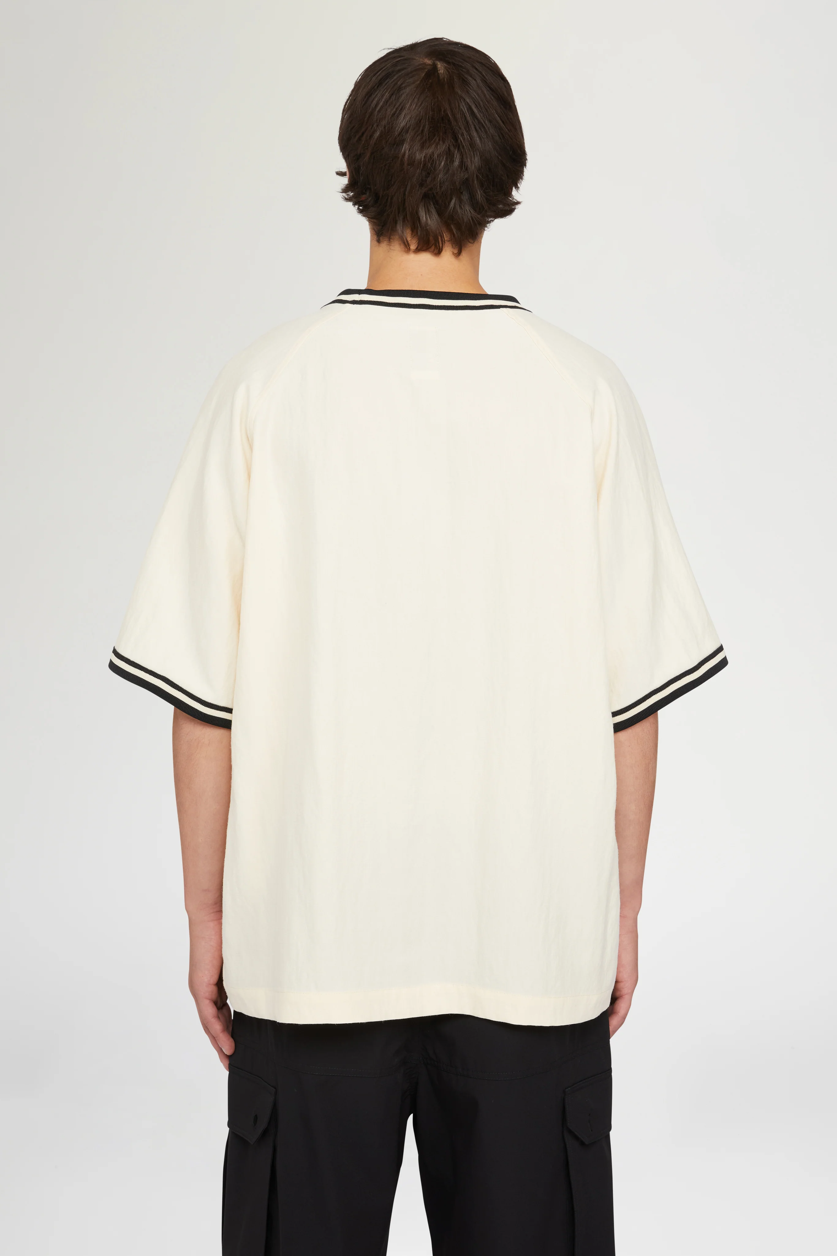Cream Cotton T-shirt - Image 5