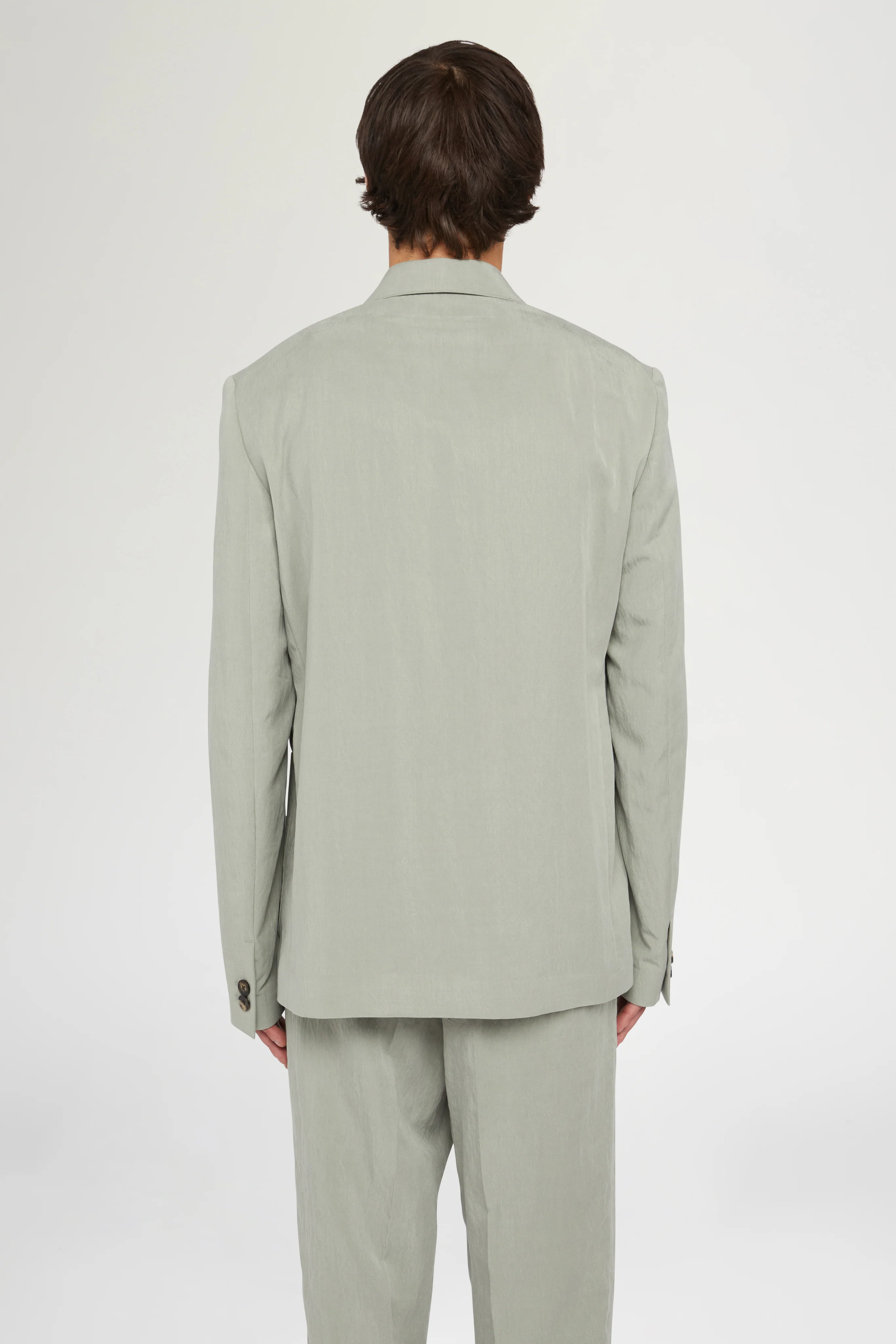Sage Green Double-Breasted Jacket - Image 4