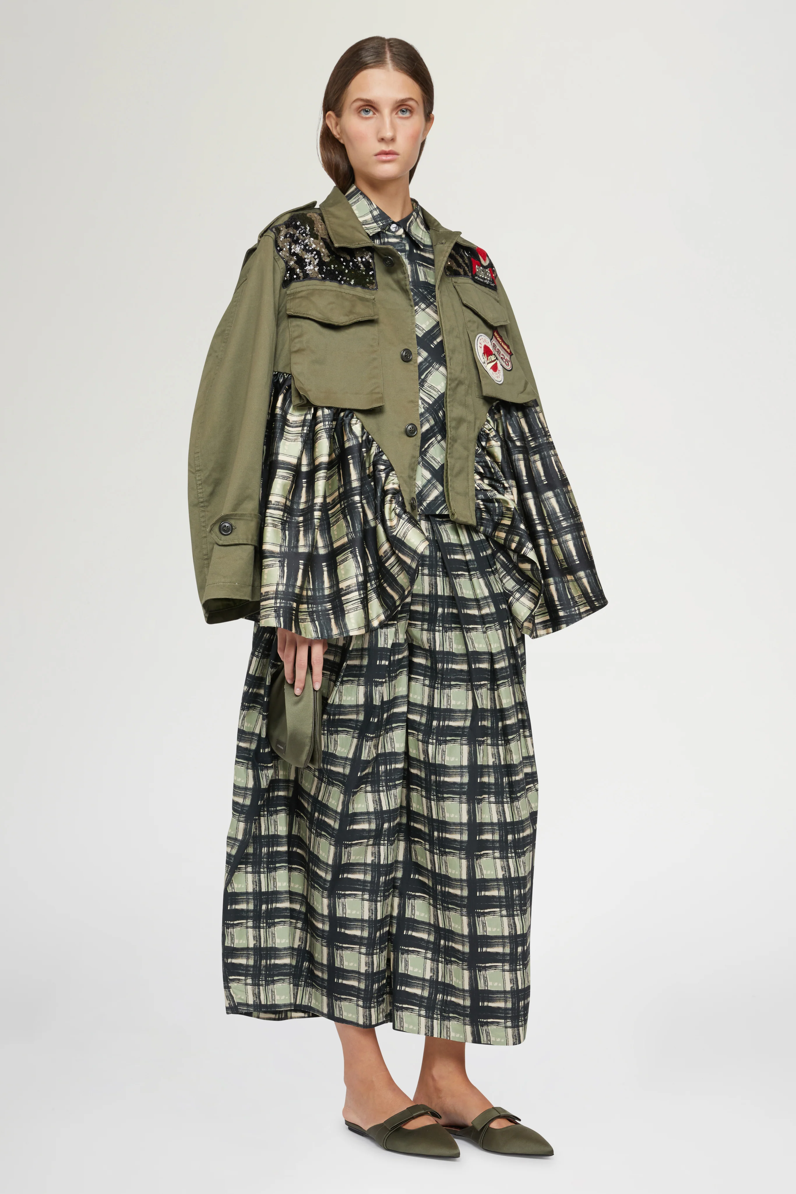 Check Parka - Image 2