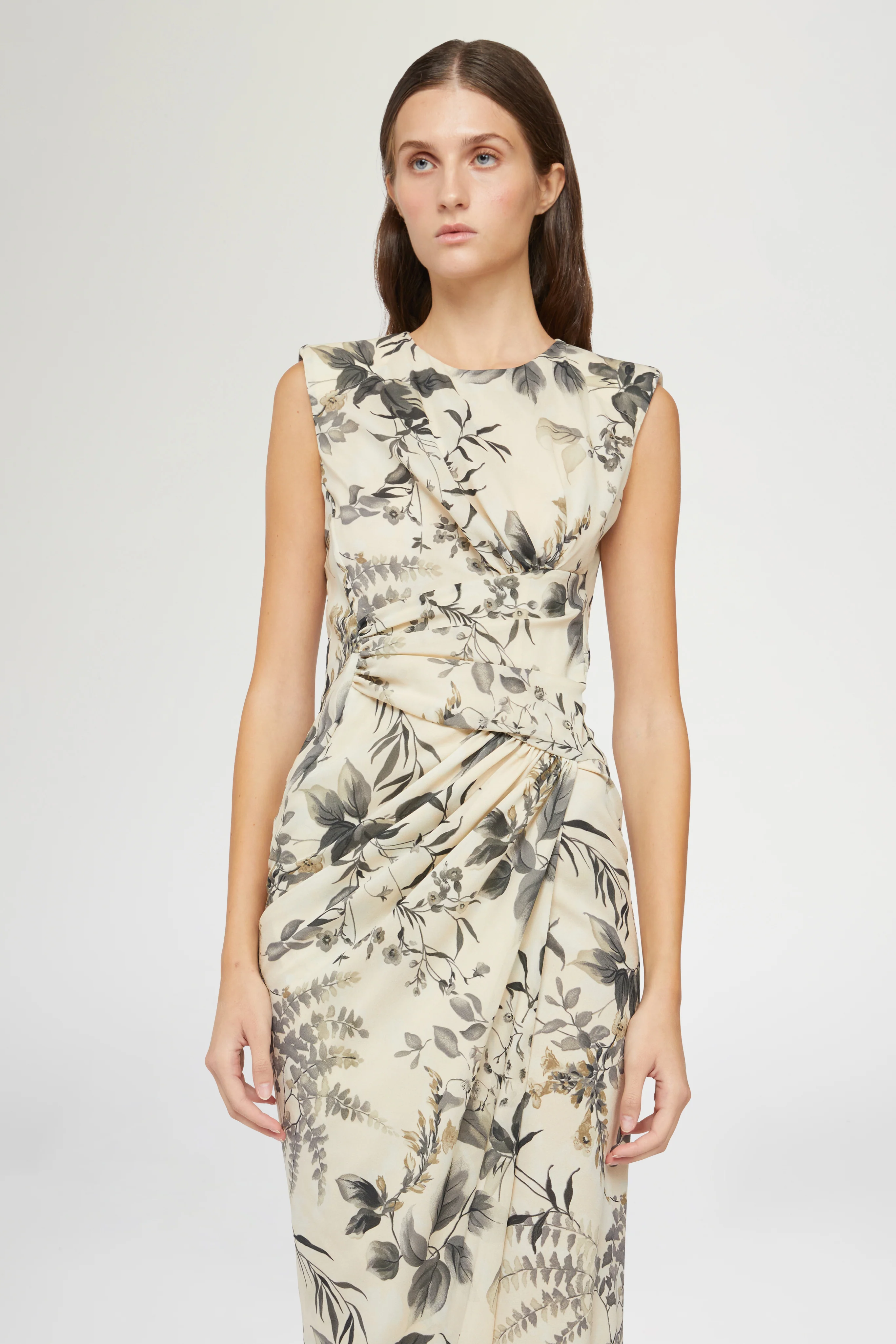 Midi Dress Tropical Print - Image 3