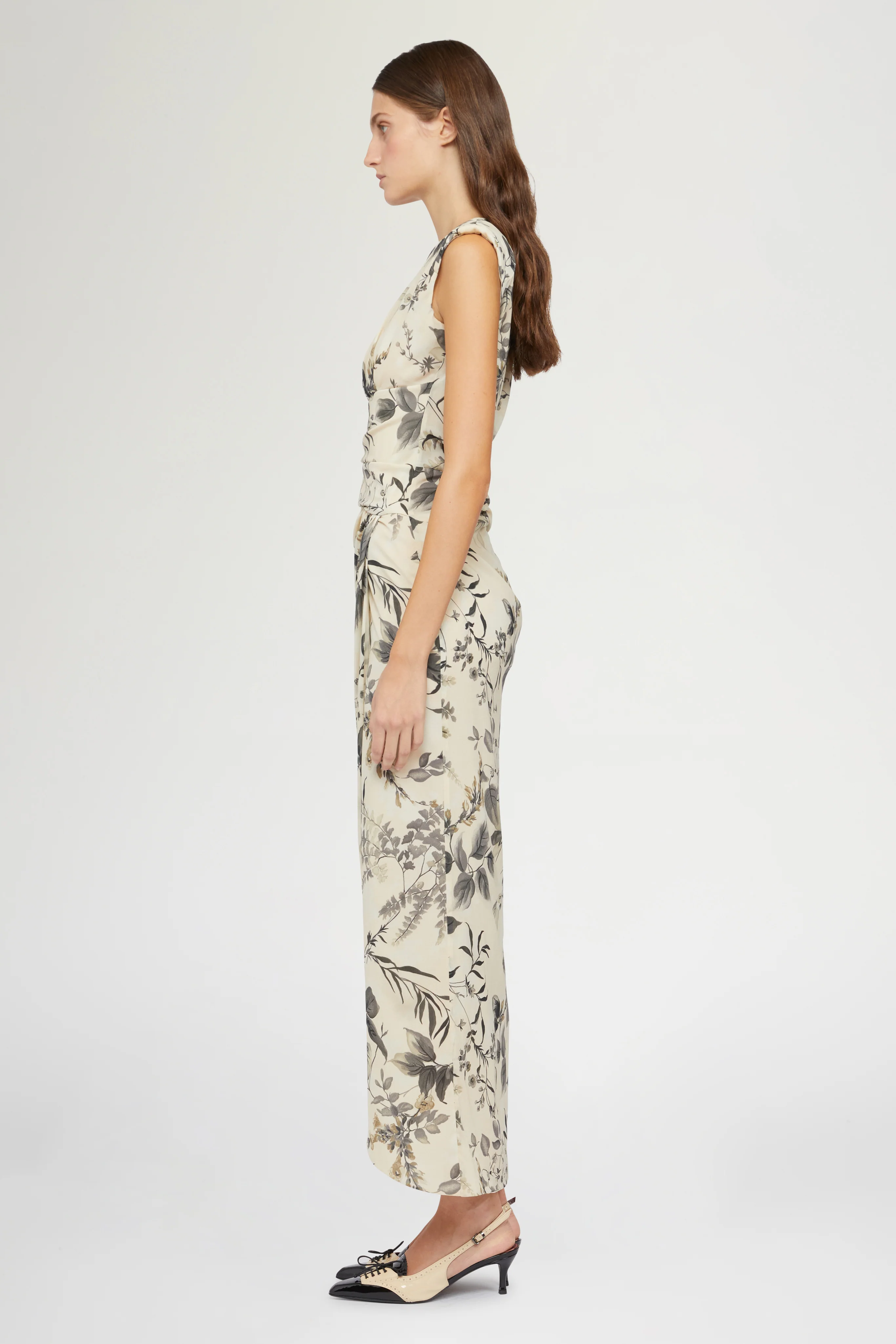 Midi Dress Tropical Print - Image 4
