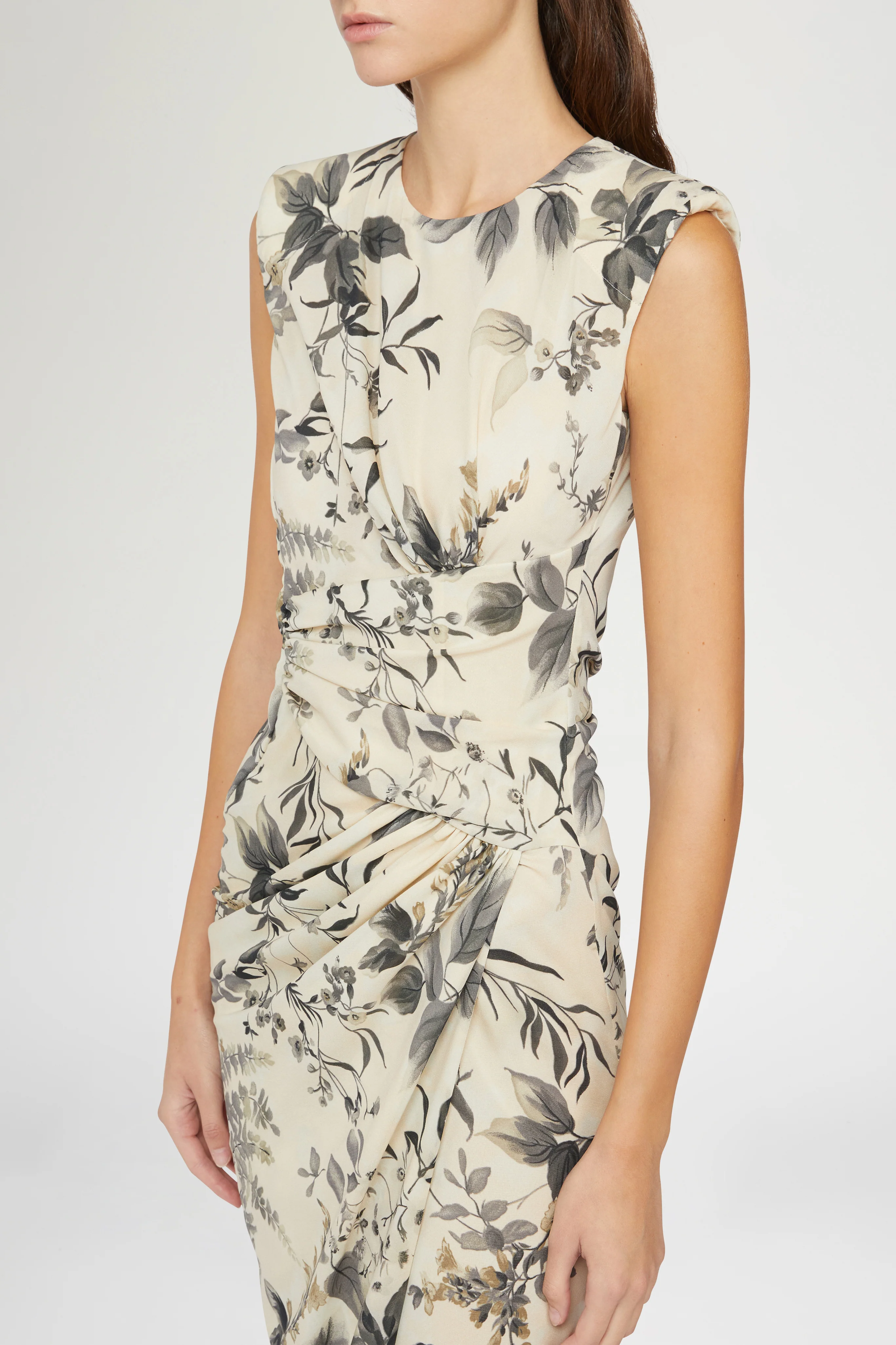 Midi Dress Tropical Print - Image 6