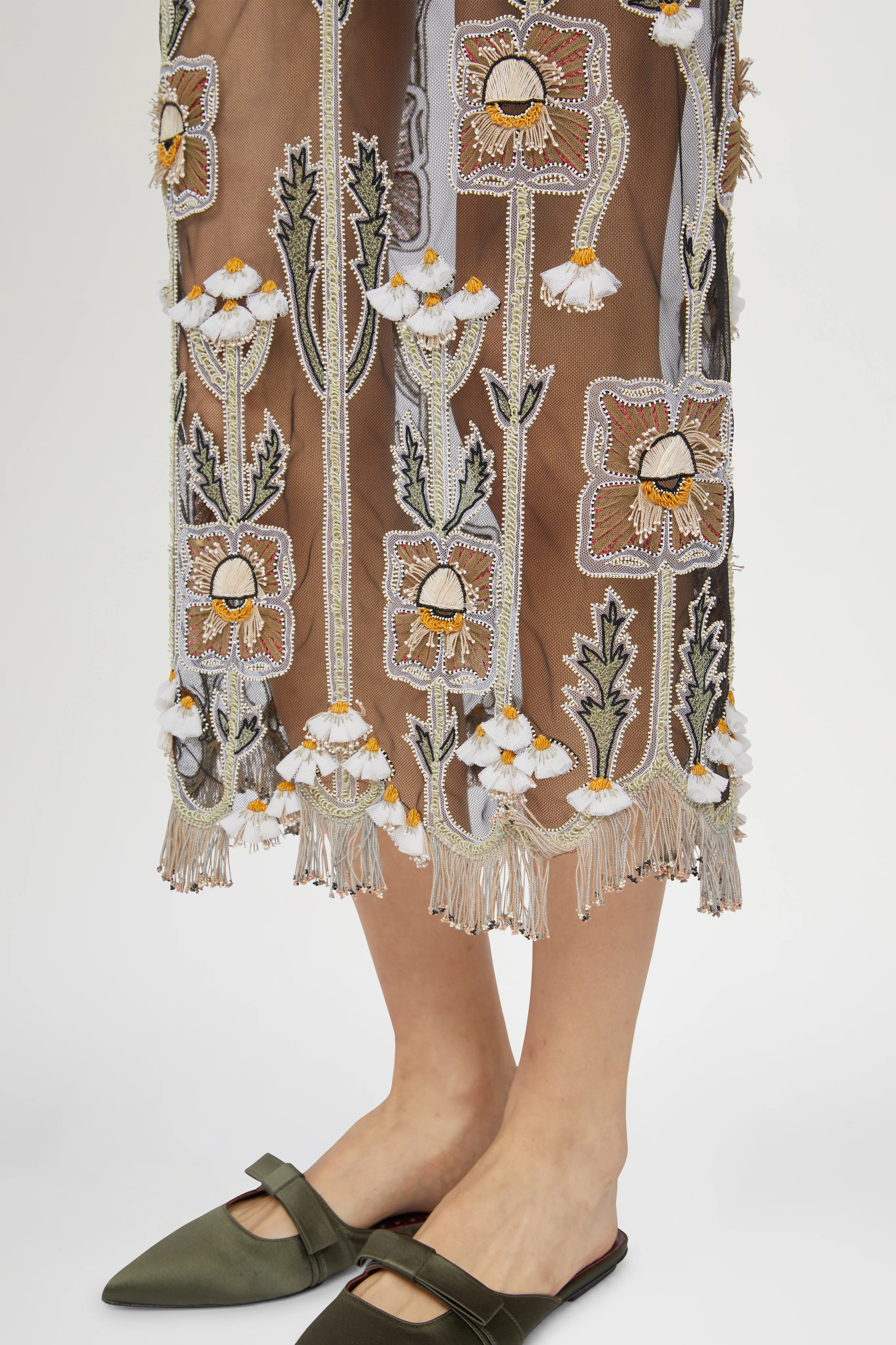 Midi Skirt with Embroidery - Image 6