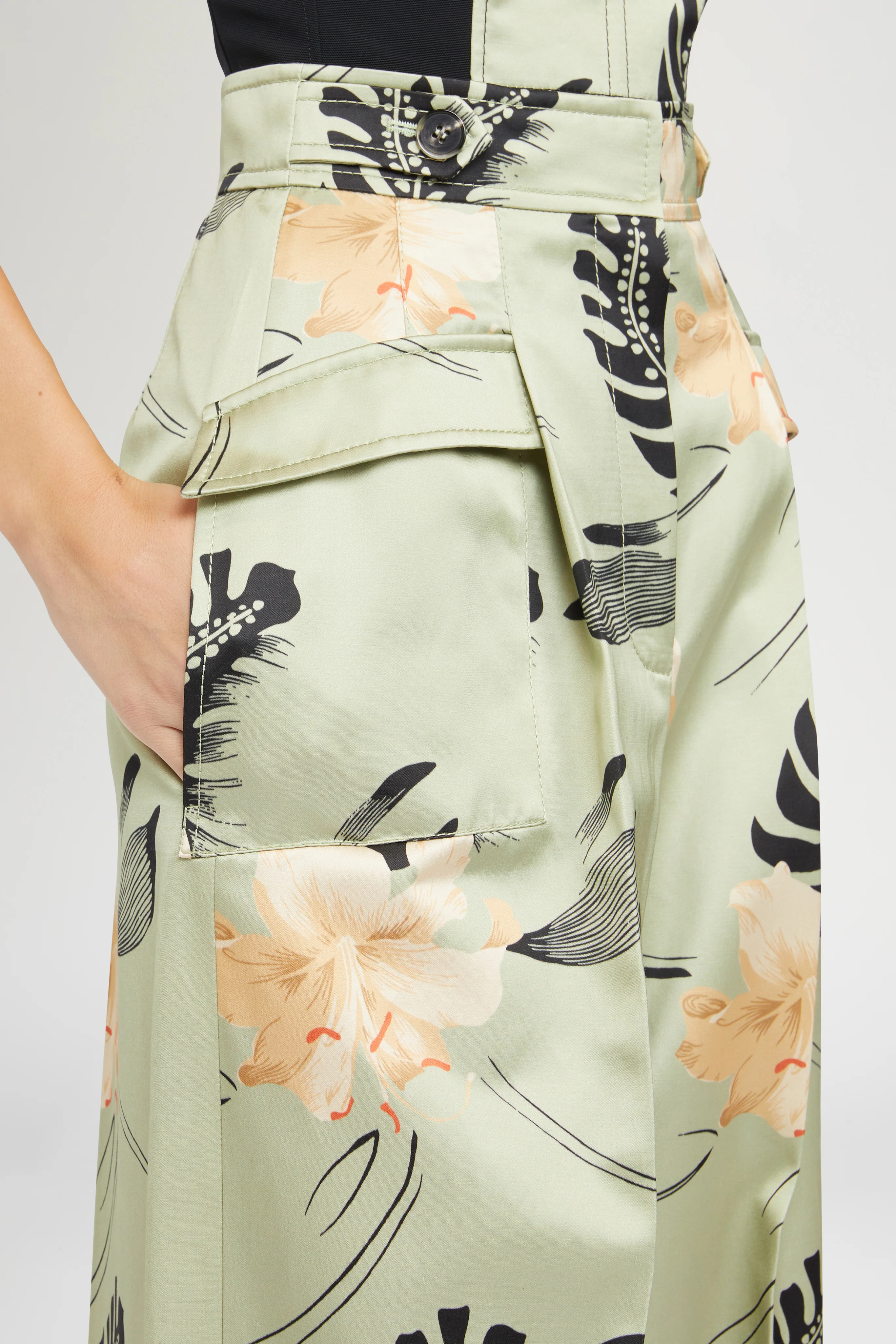 Palazzo Pants Ibiscus Print - Image 6