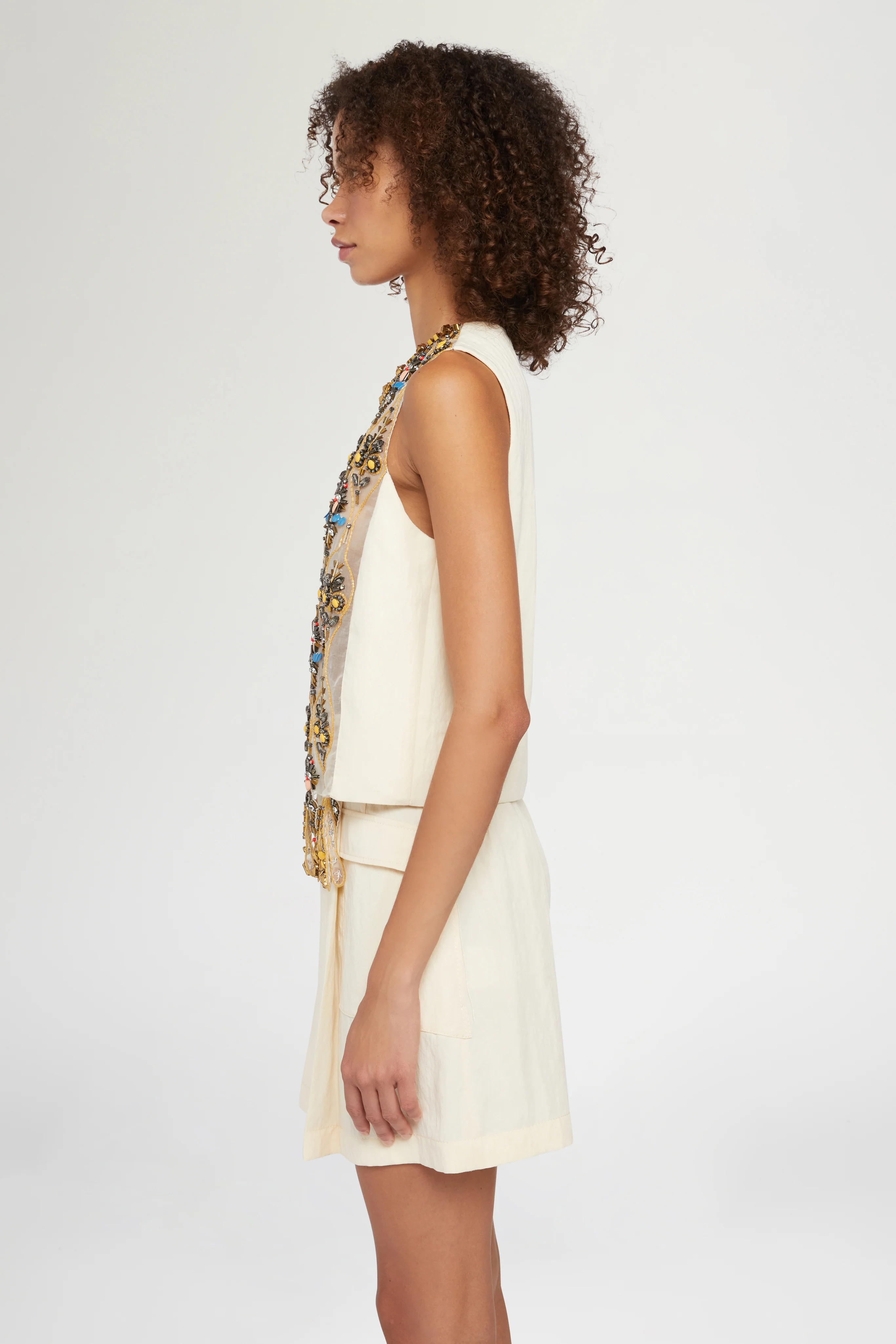 Top with Beaded Embroidery - Image 4