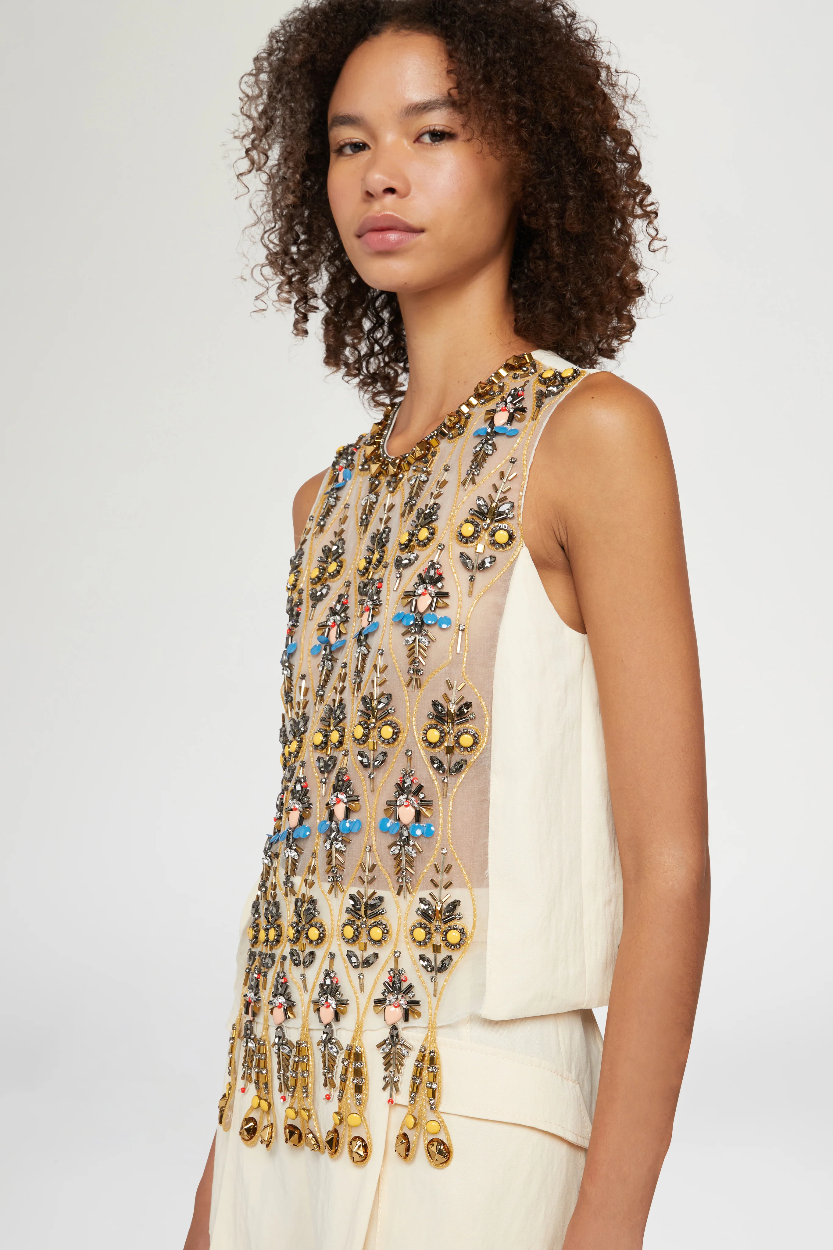 Top with Beaded Embroidery - Image 6