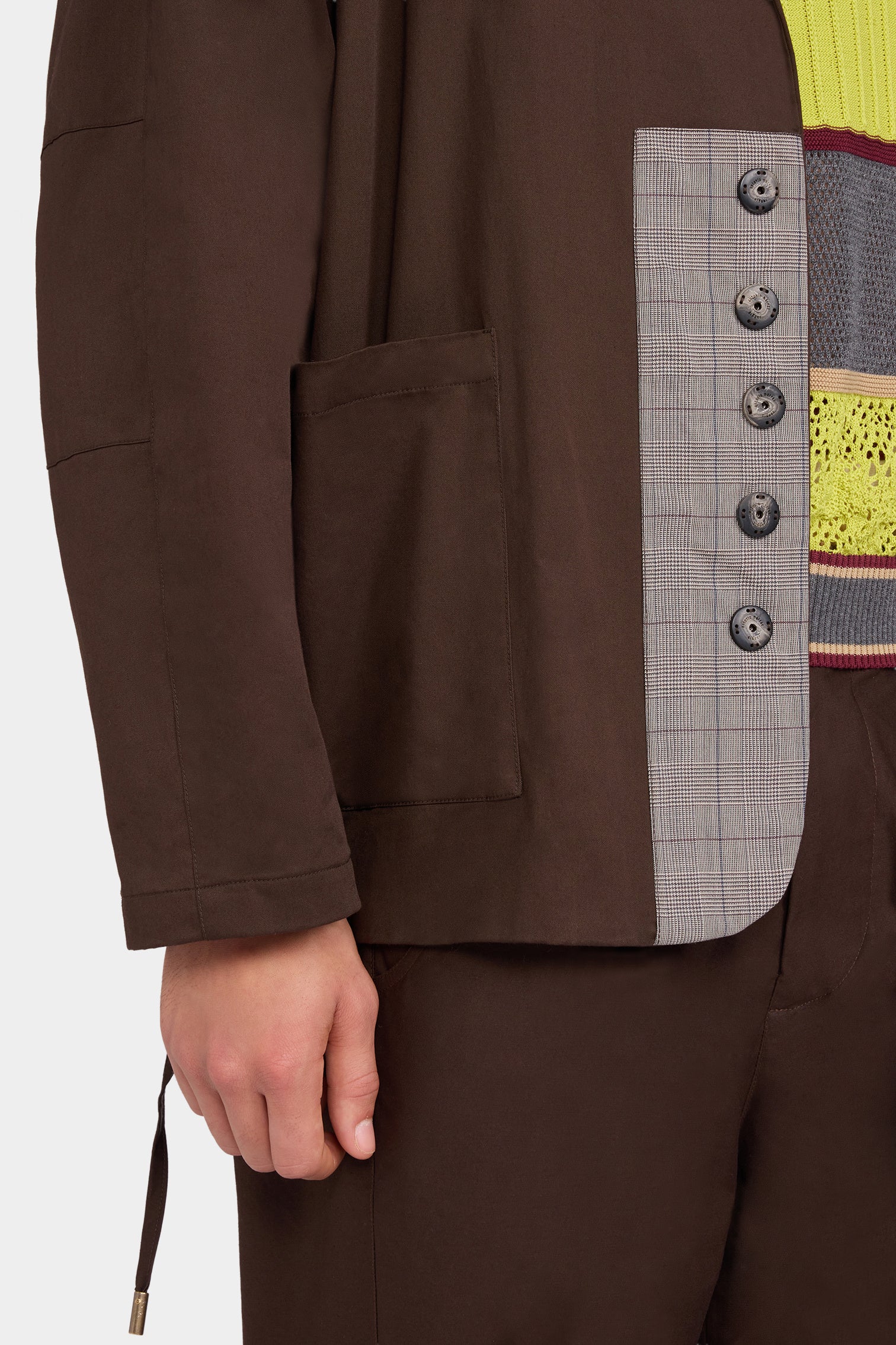 Deconstructed Single-Breasted Jacket - Image 3