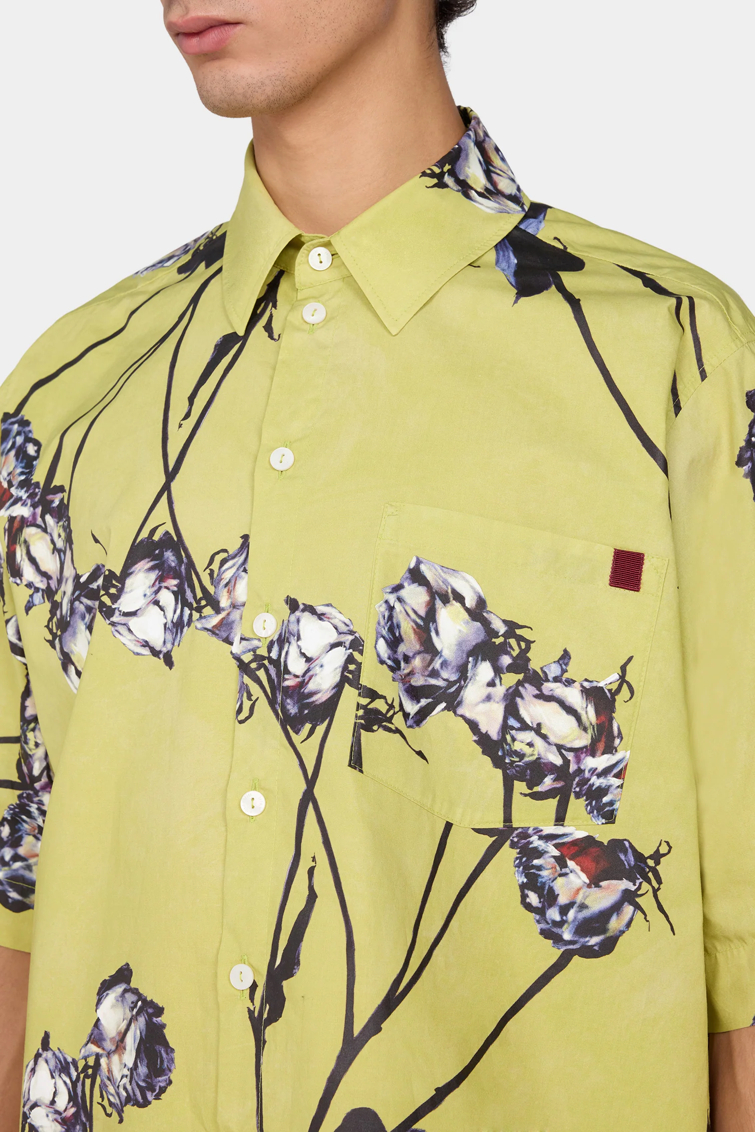 Floral Boxy Short-Sleeve Shirt - Image 4