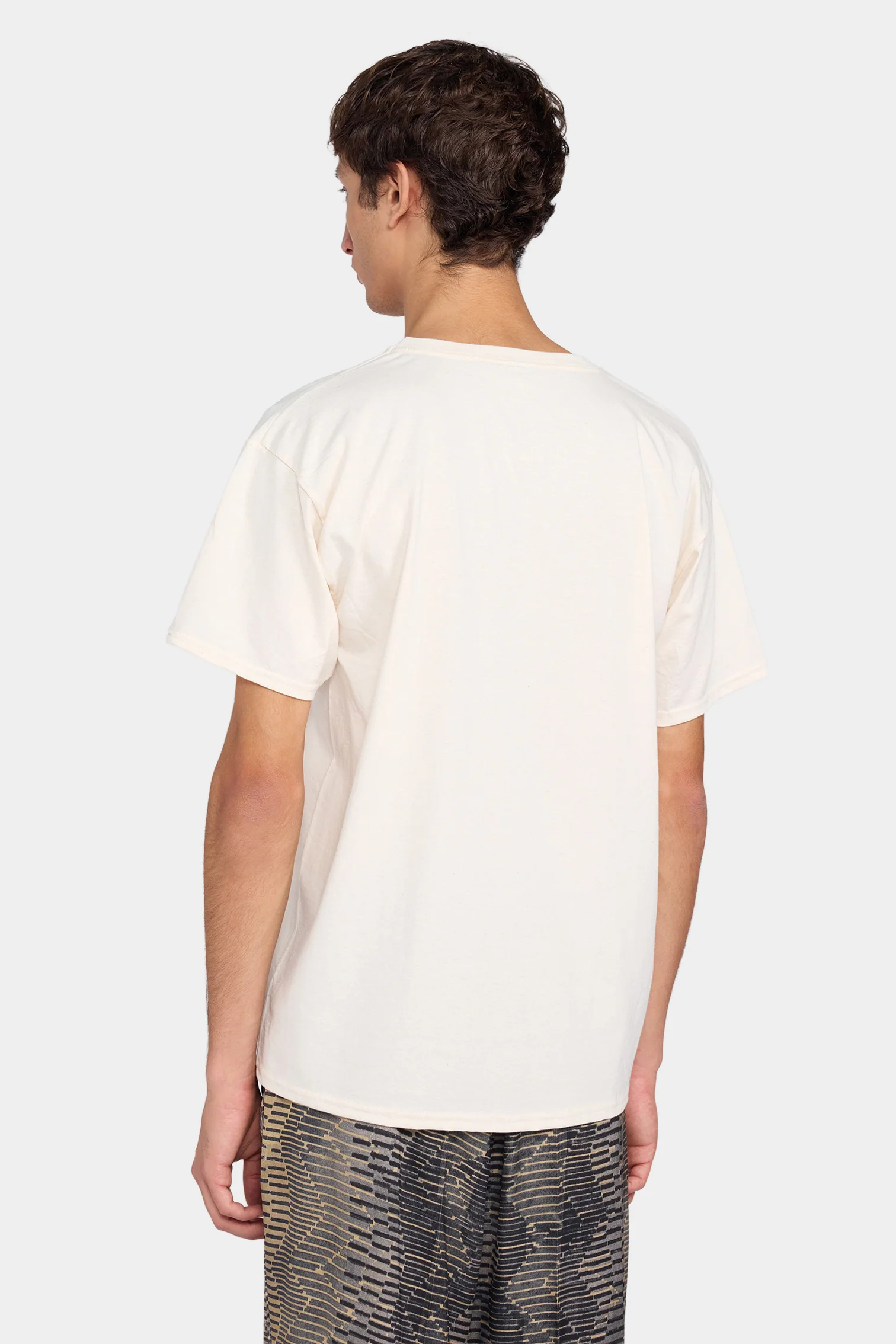 Ivory Sketch Print T-shirt - Image 3