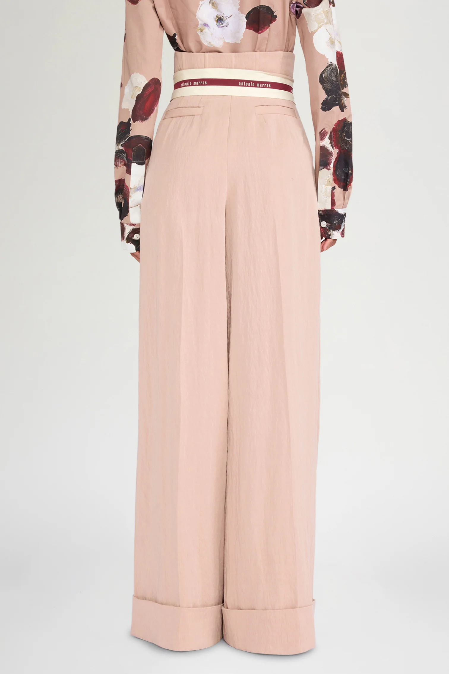 Antique Pink Bustier Trousers - Image 3