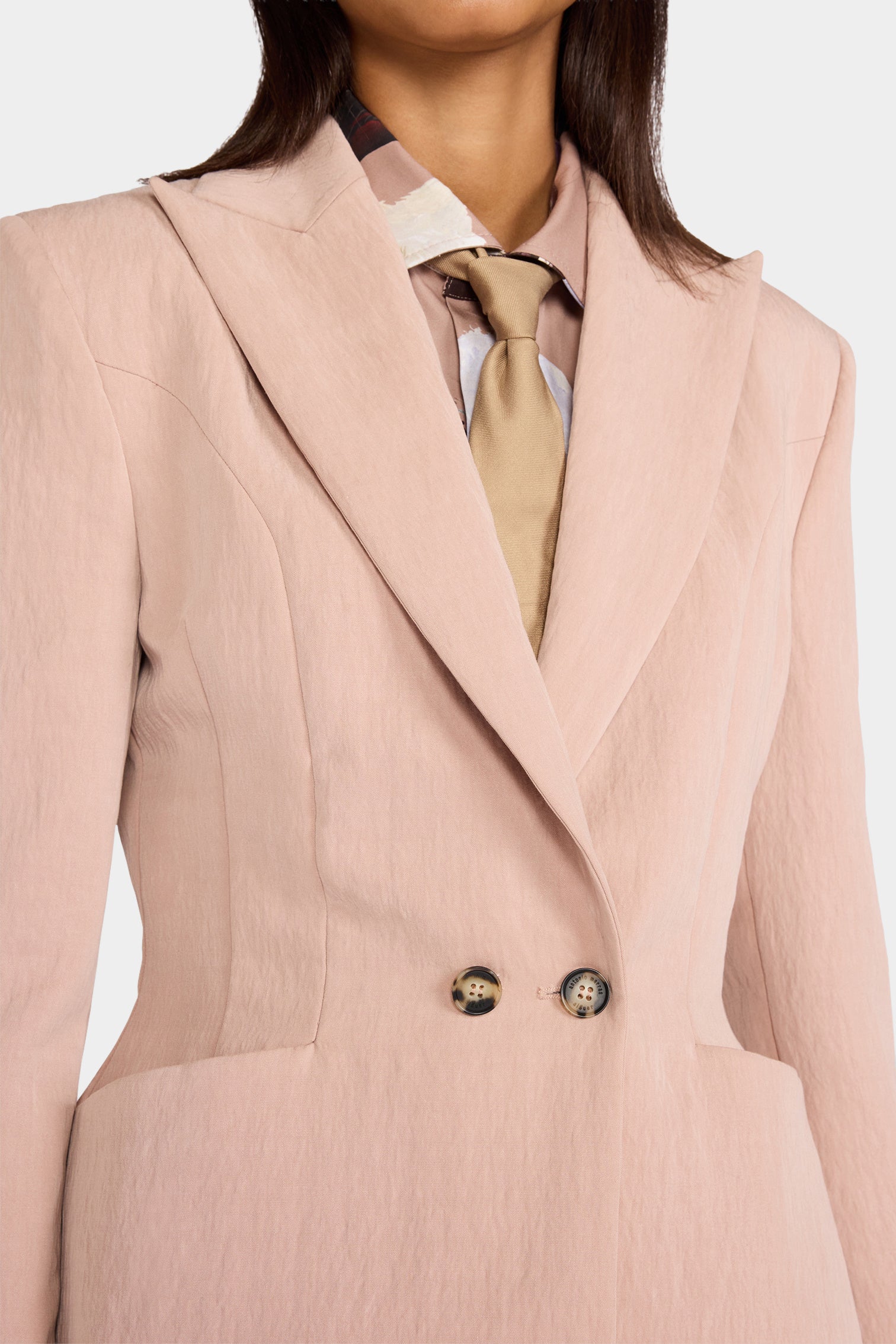 Antique Pink Shaped Jacket - Image 4