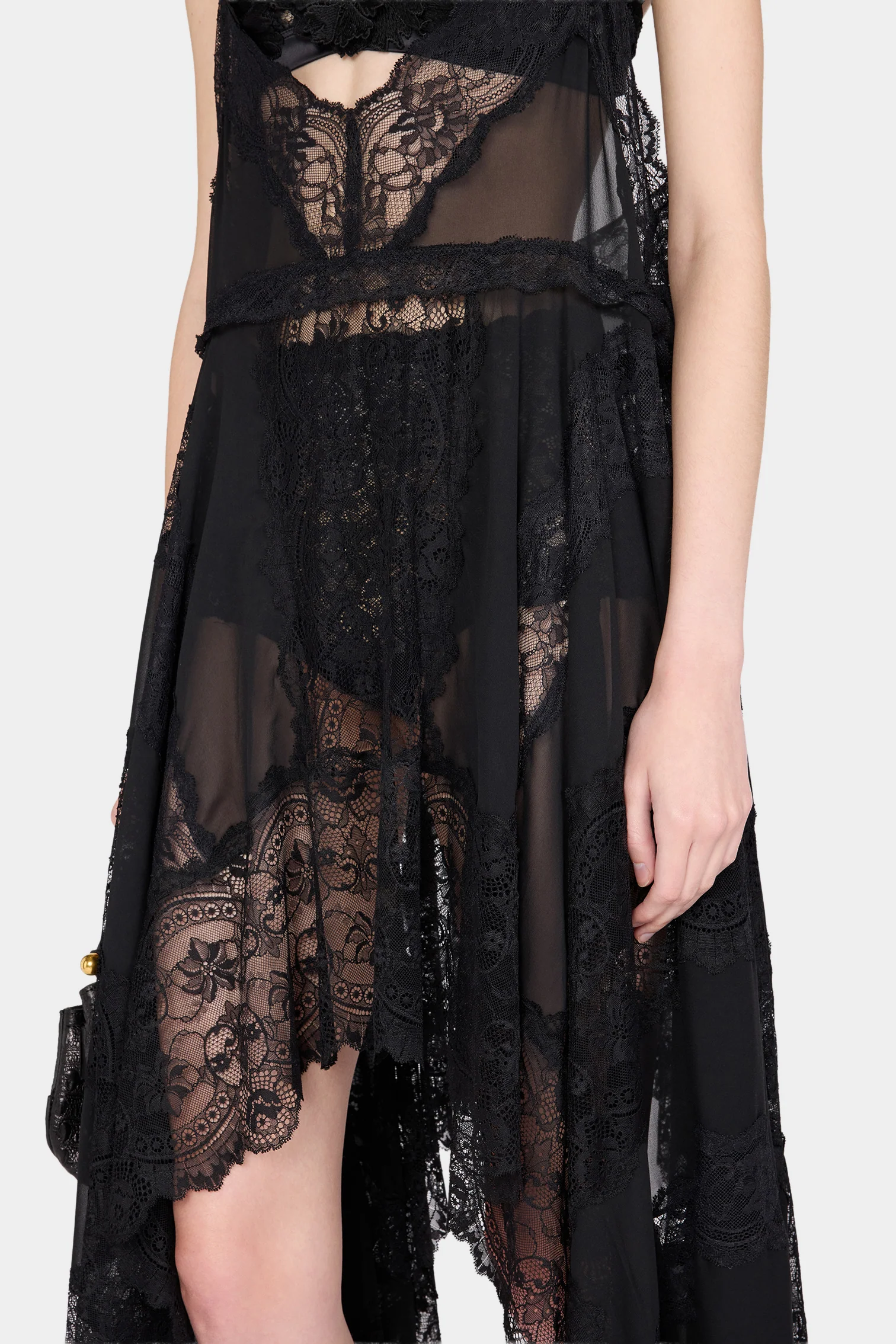 Black Lace Layered Camisole - Image 4