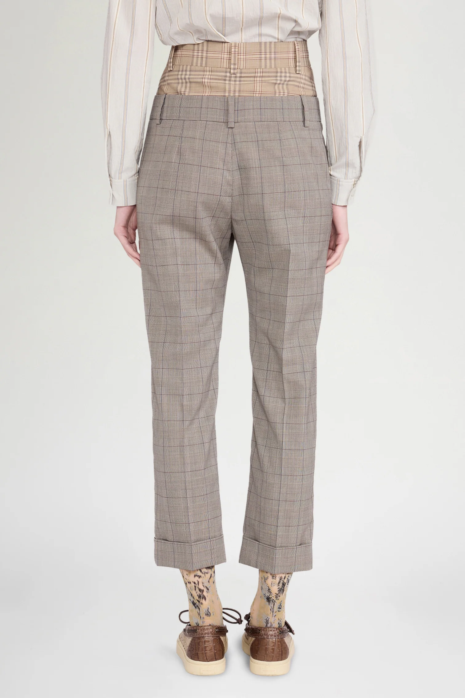 Double-Effect Prince of Wales Pants - Image 3