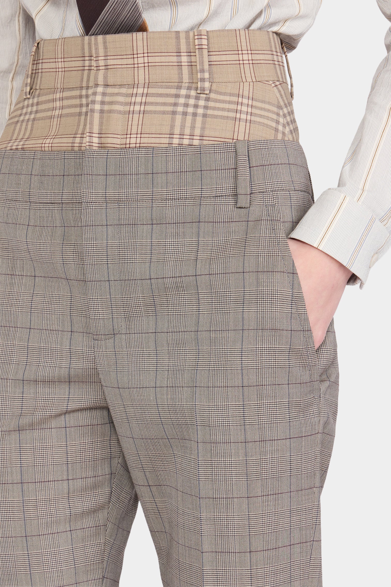 Double-Effect Prince of Wales Pants - Image 4