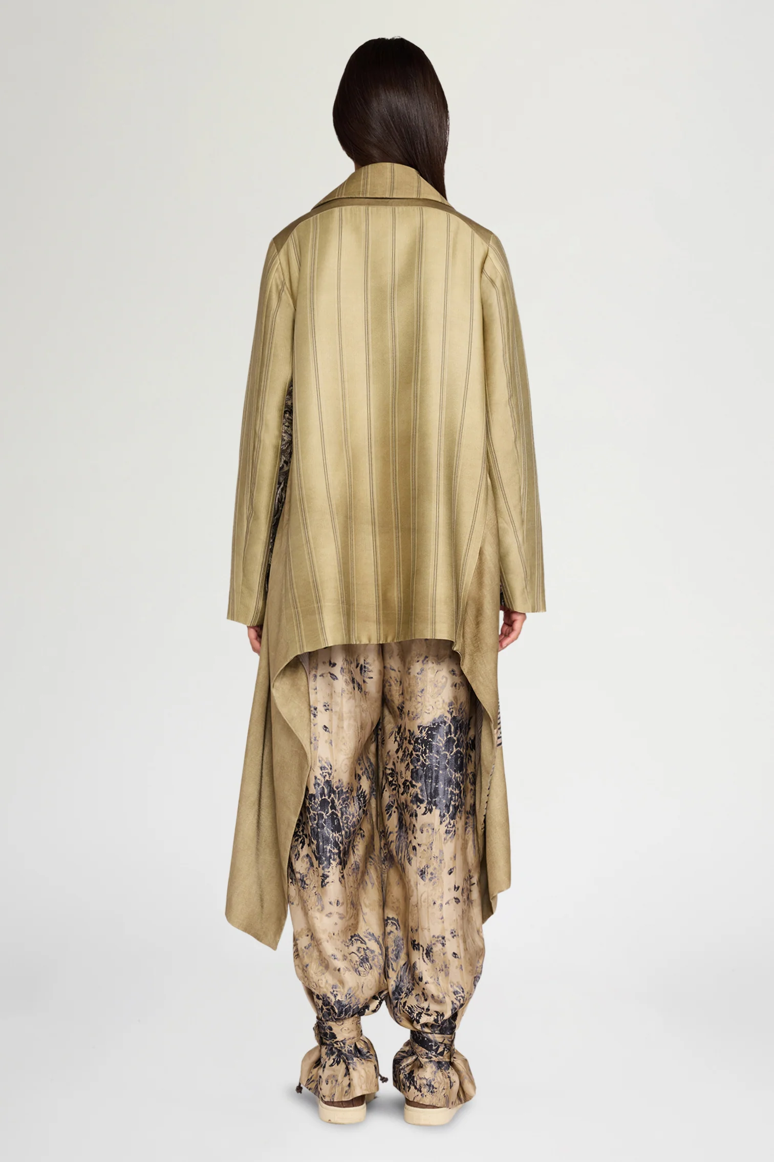 Gold Layered Patchwork Coat - Image 3