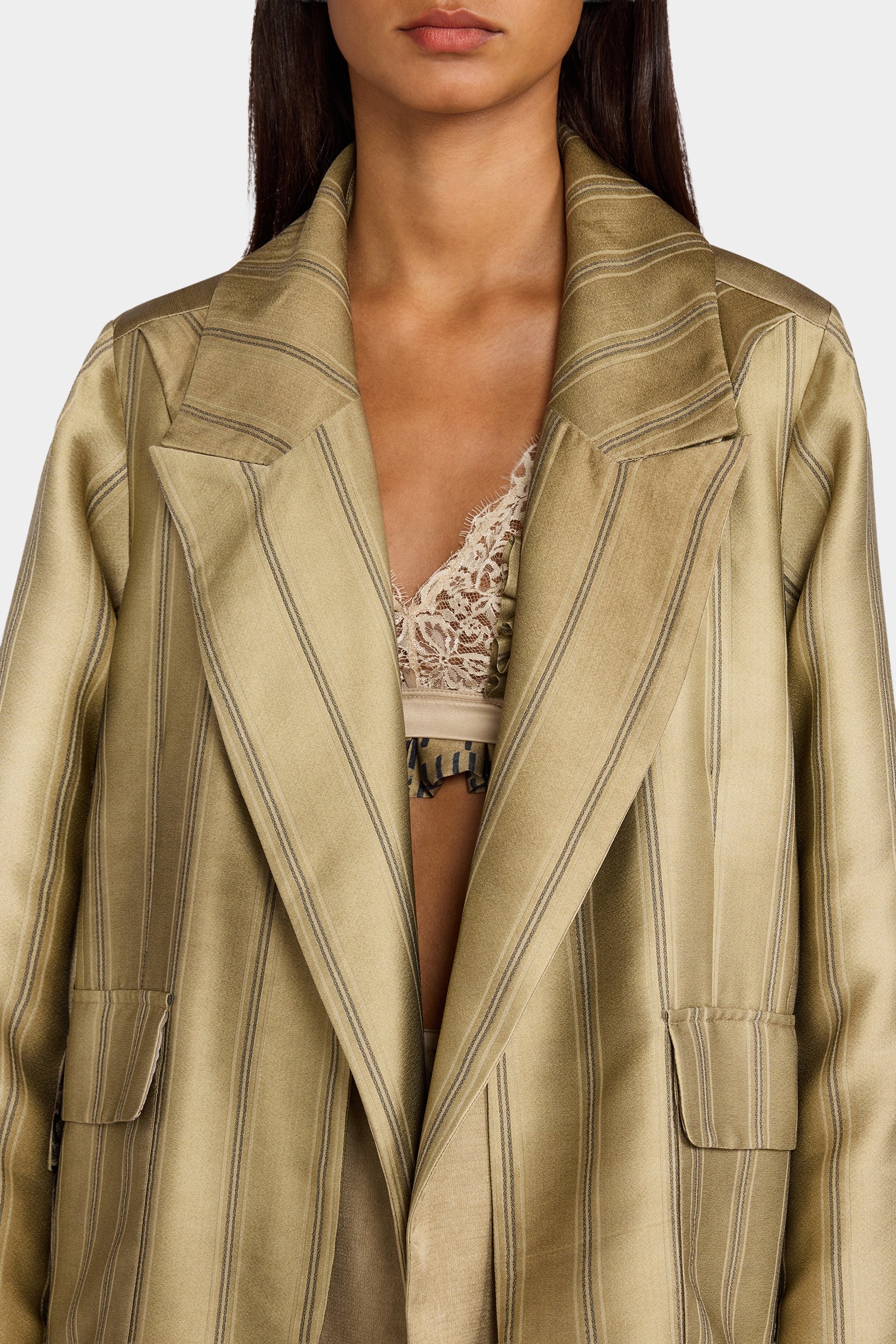 Gold Layered Patchwork Coat - Image 4