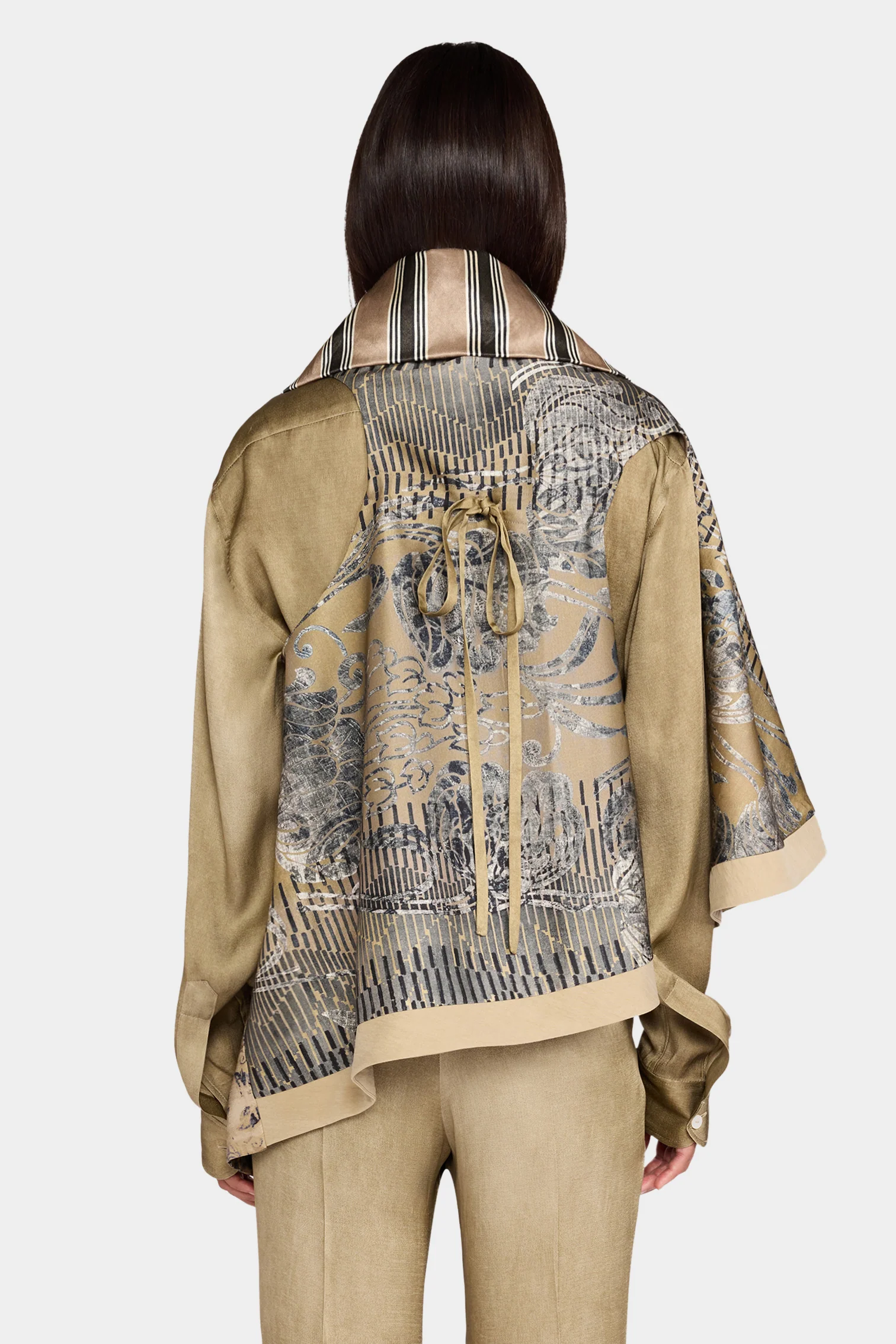 Gold Patchwork Printed Gavoi - Image 3