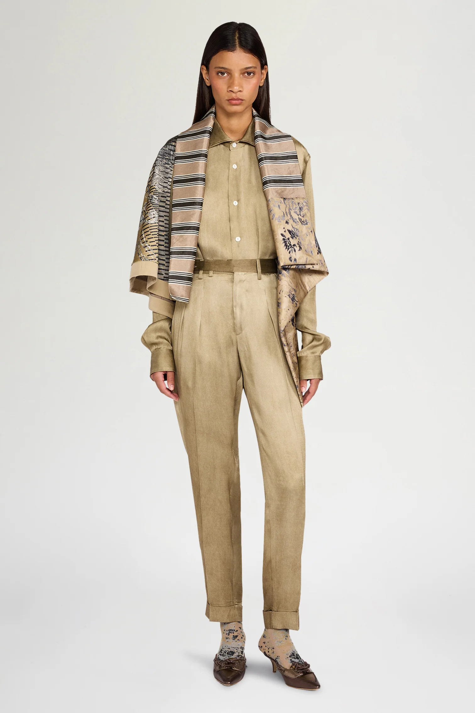 Gold Slim Fit Shirt - Image 2