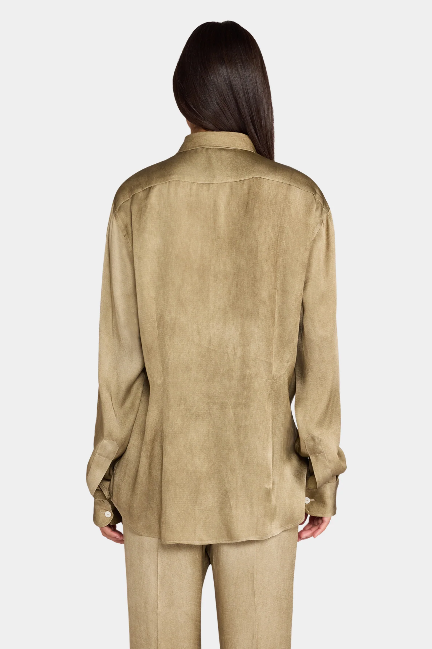 Gold Slim Fit Shirt - Image 3