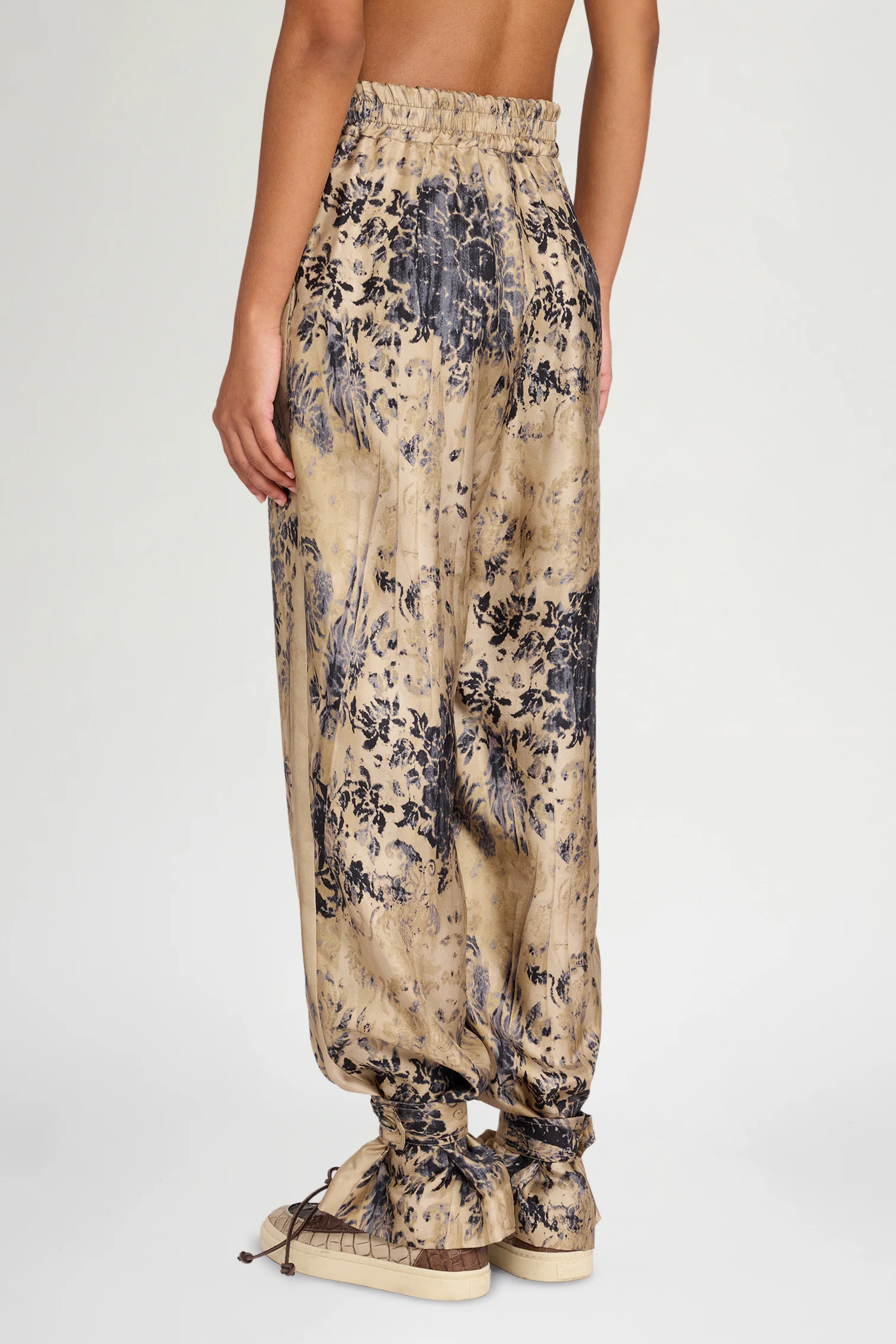 Gold Tapestry Harem Pants - Image 3