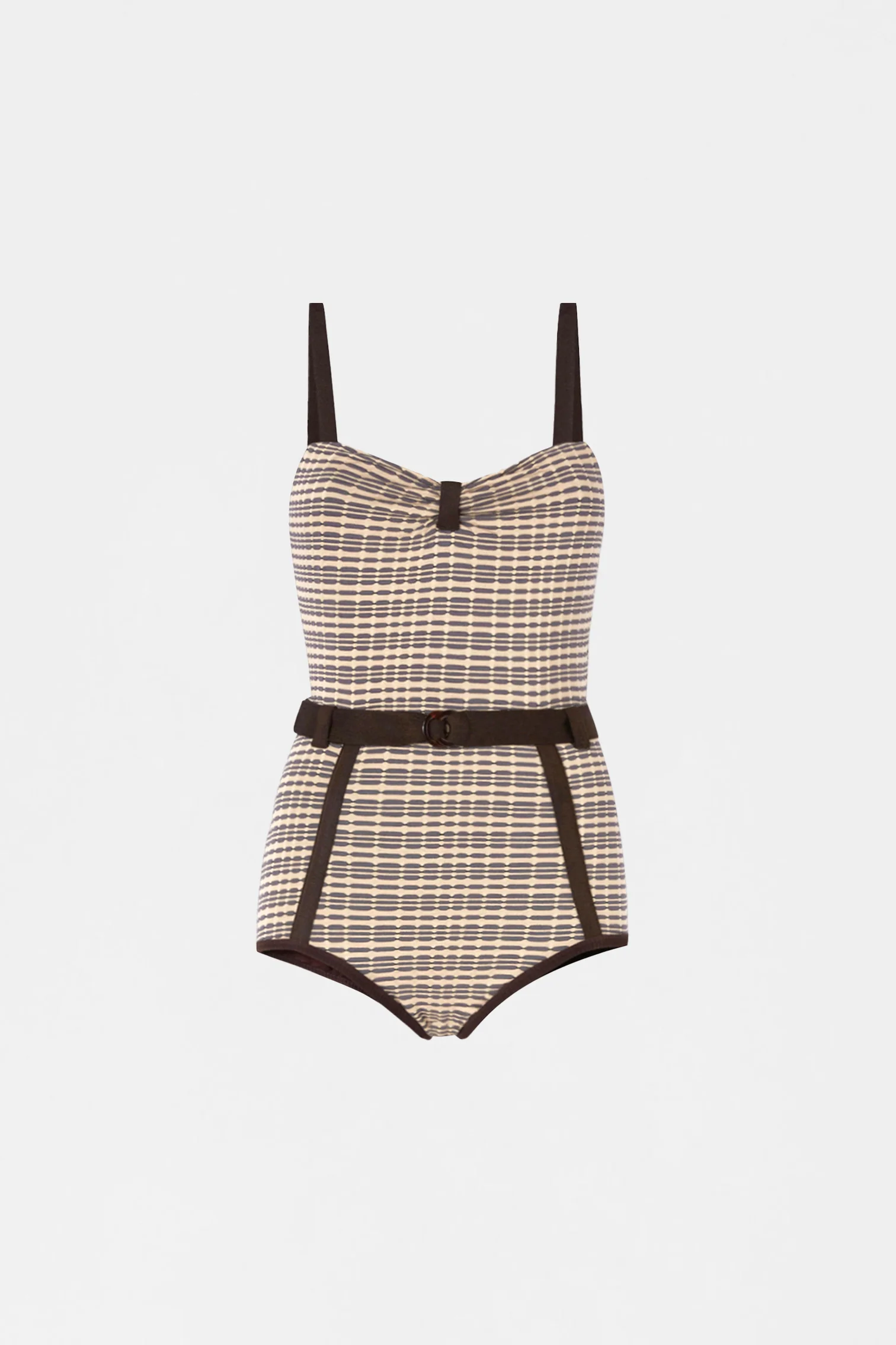 Patterned Belted Playsuit - Image 5