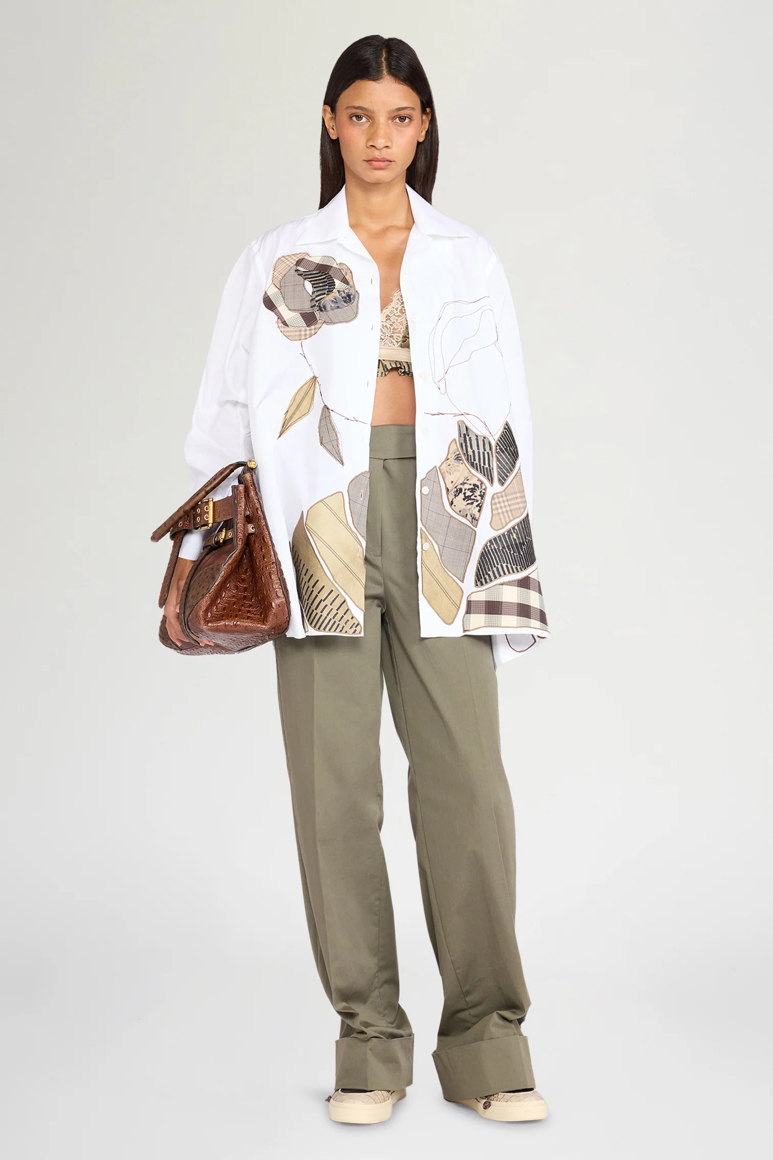 Wide-Leg Tailored Pants - Image 2