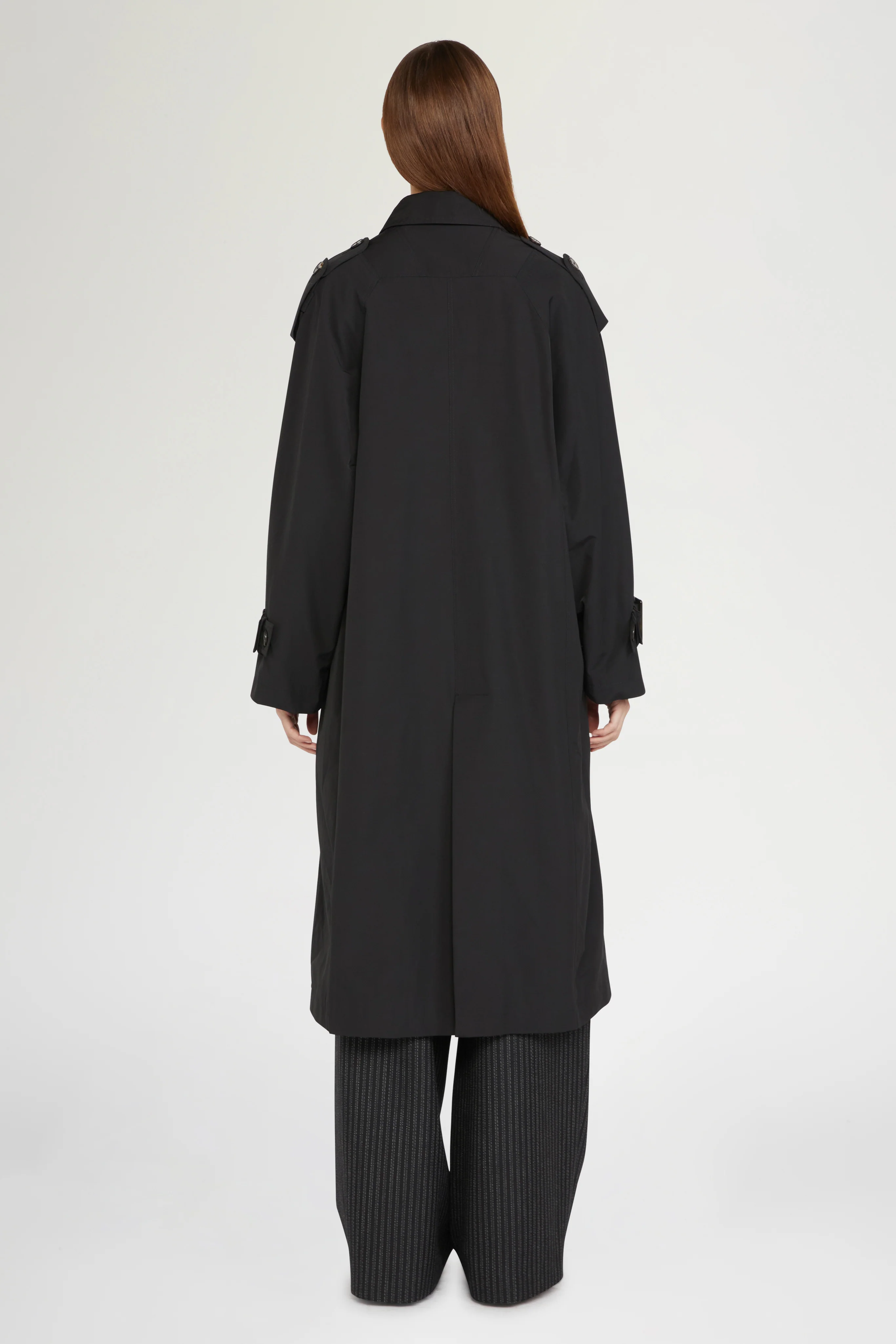 Trench Coat Black - Image 4