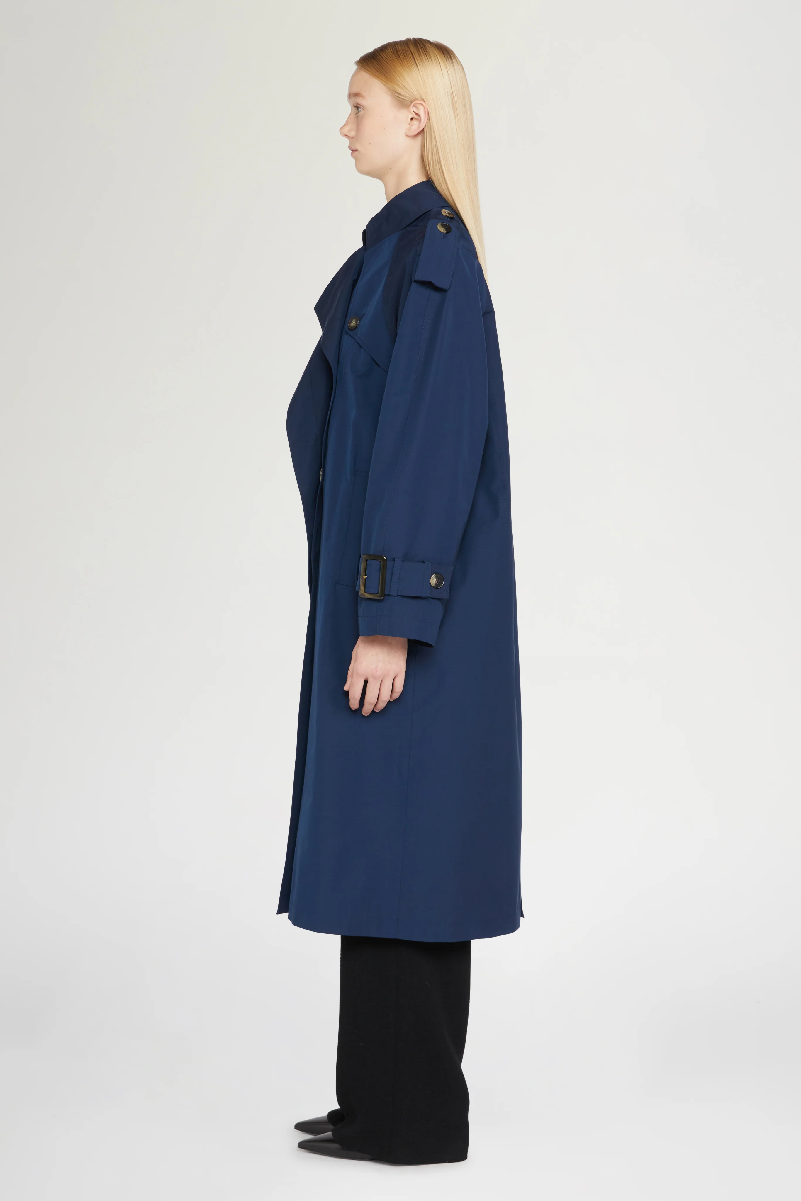 Trench Coat Blue - Image 3
