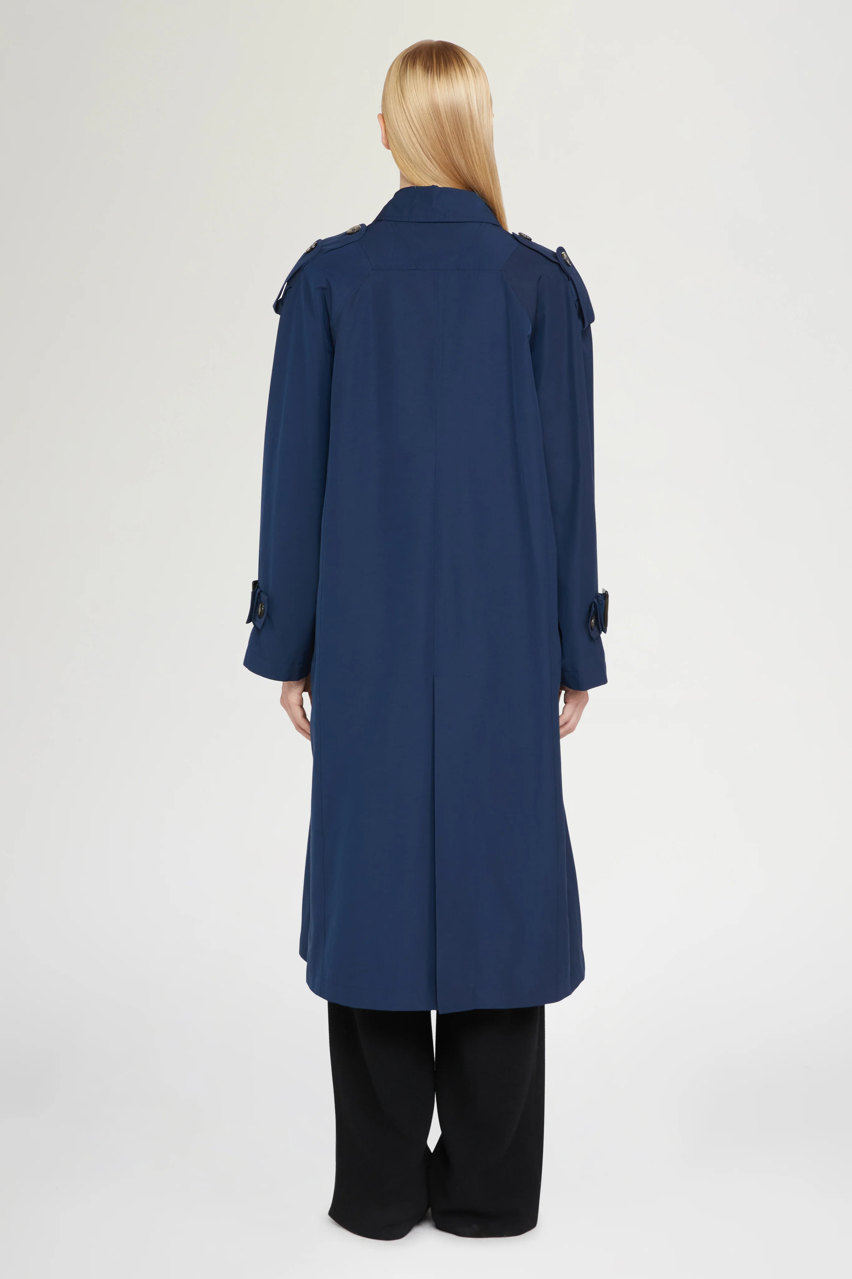 Trench Coat Blue - Image 4